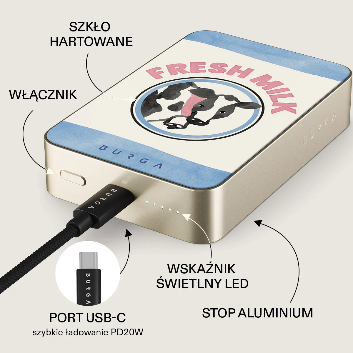 Milkshake - Magnetyczny power bank - Image 40