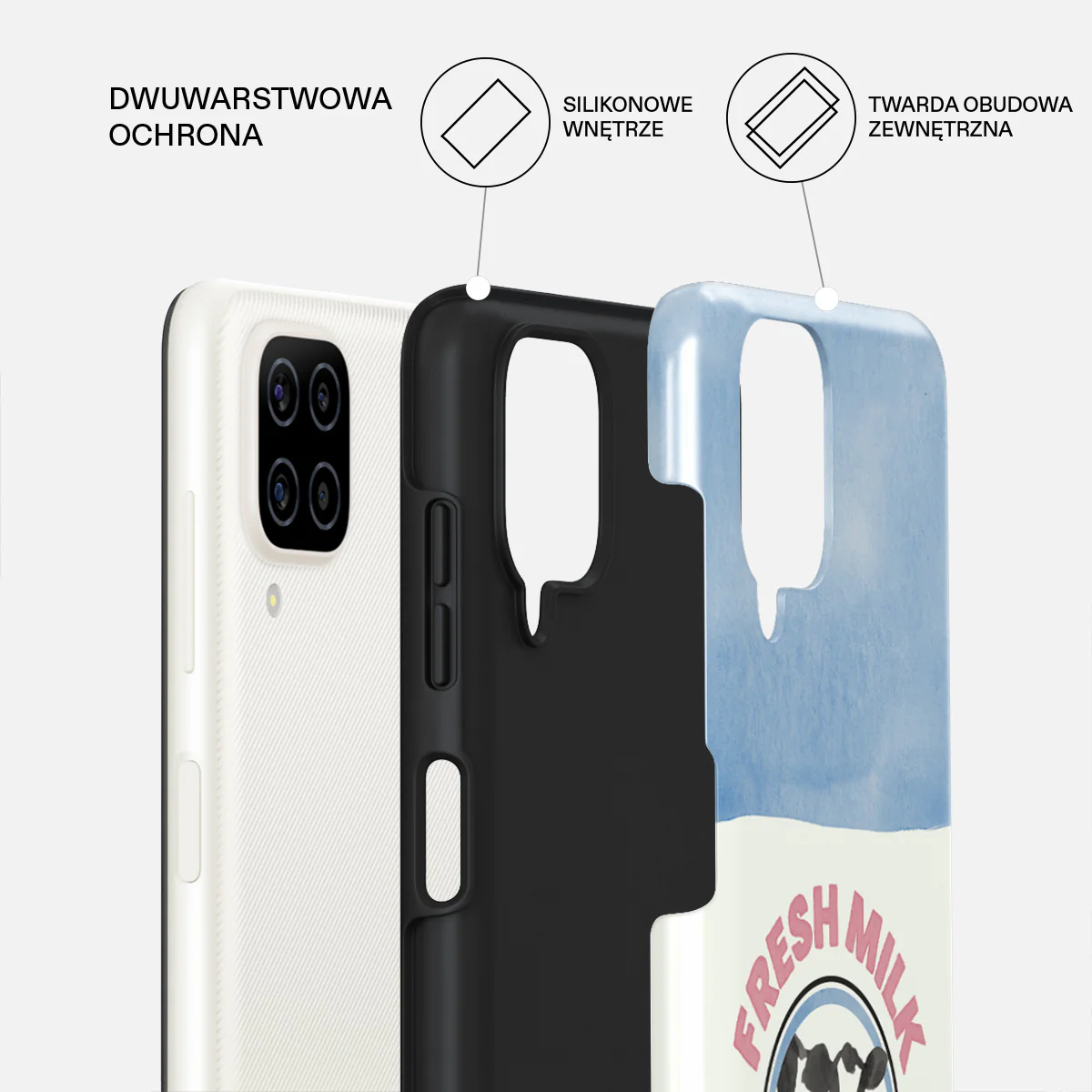 Milkshake - Samsung Galaxy A12 4G Etui - Image 2