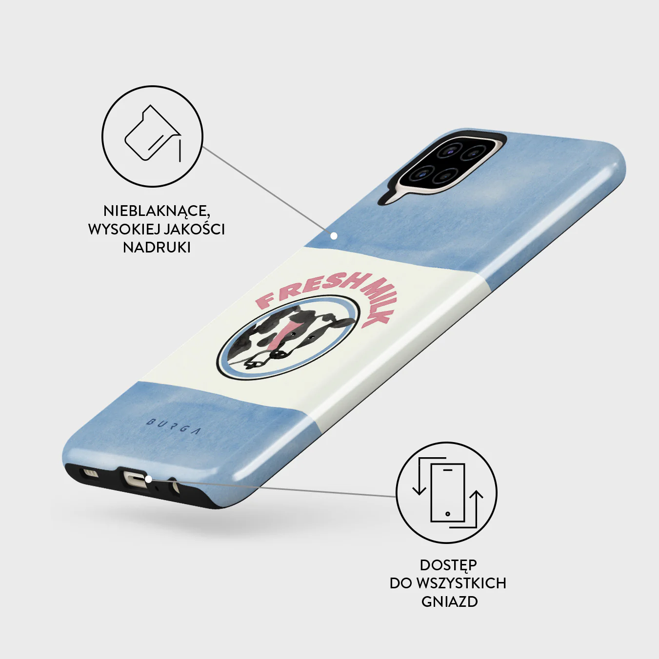 Milkshake - Samsung Galaxy A12 4G Etui - Image 3