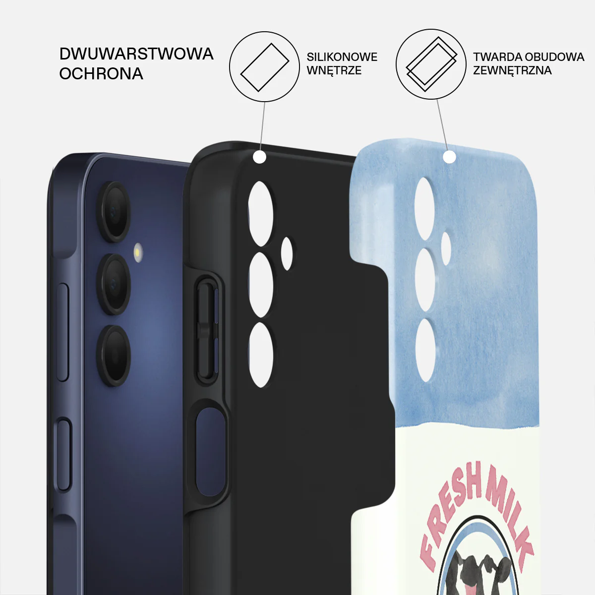 Milkshake - Samsung Galaxy A15 4G / 5G Etui - Image 2