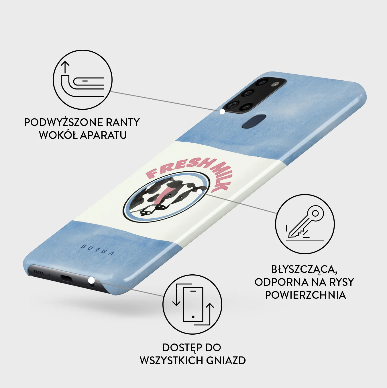 Milkshake - Samsung Galaxy A21s 4G Etui - Image 3