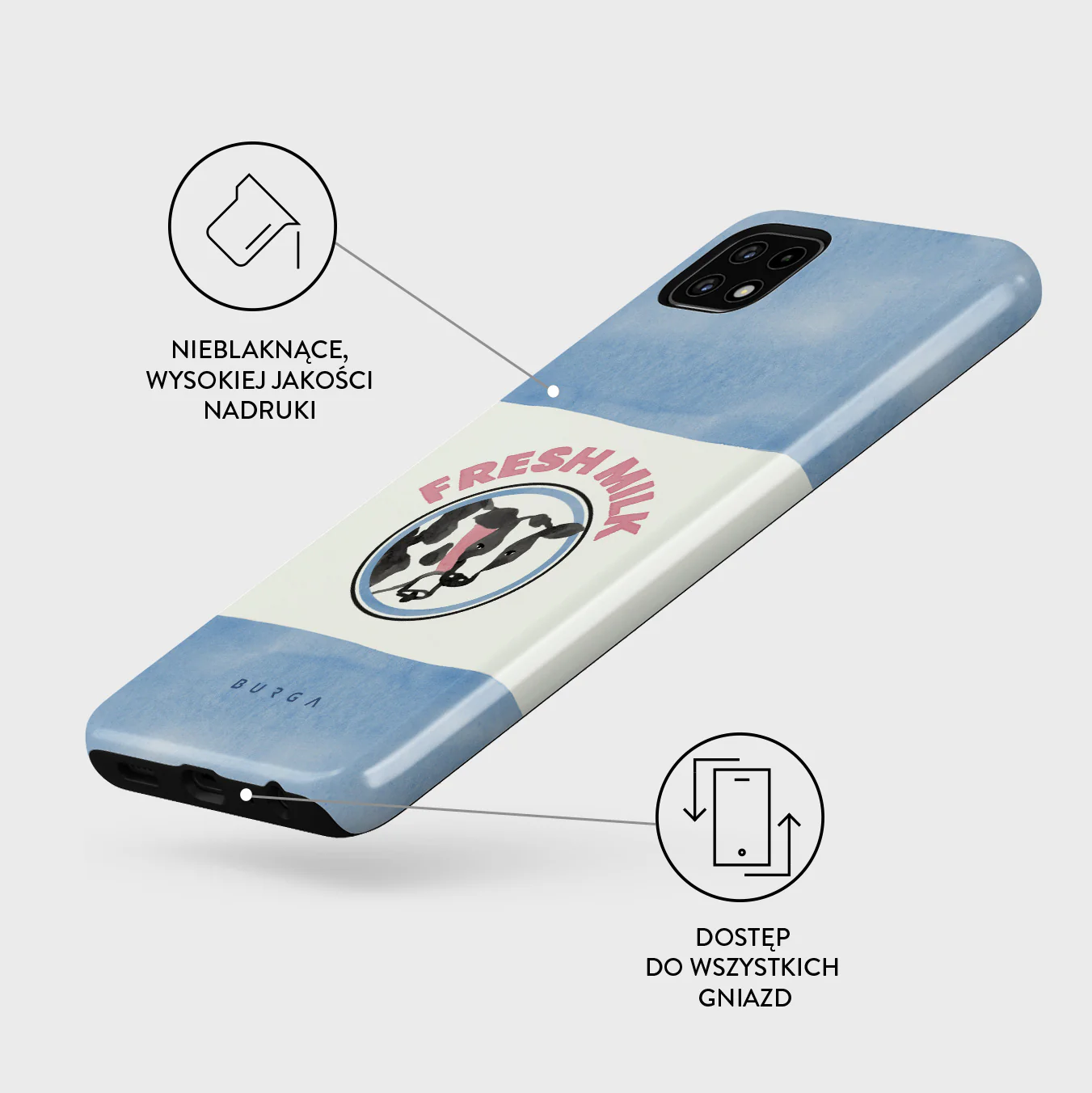 Milkshake - Samsung Galaxy A22 5G Etui - Image 3