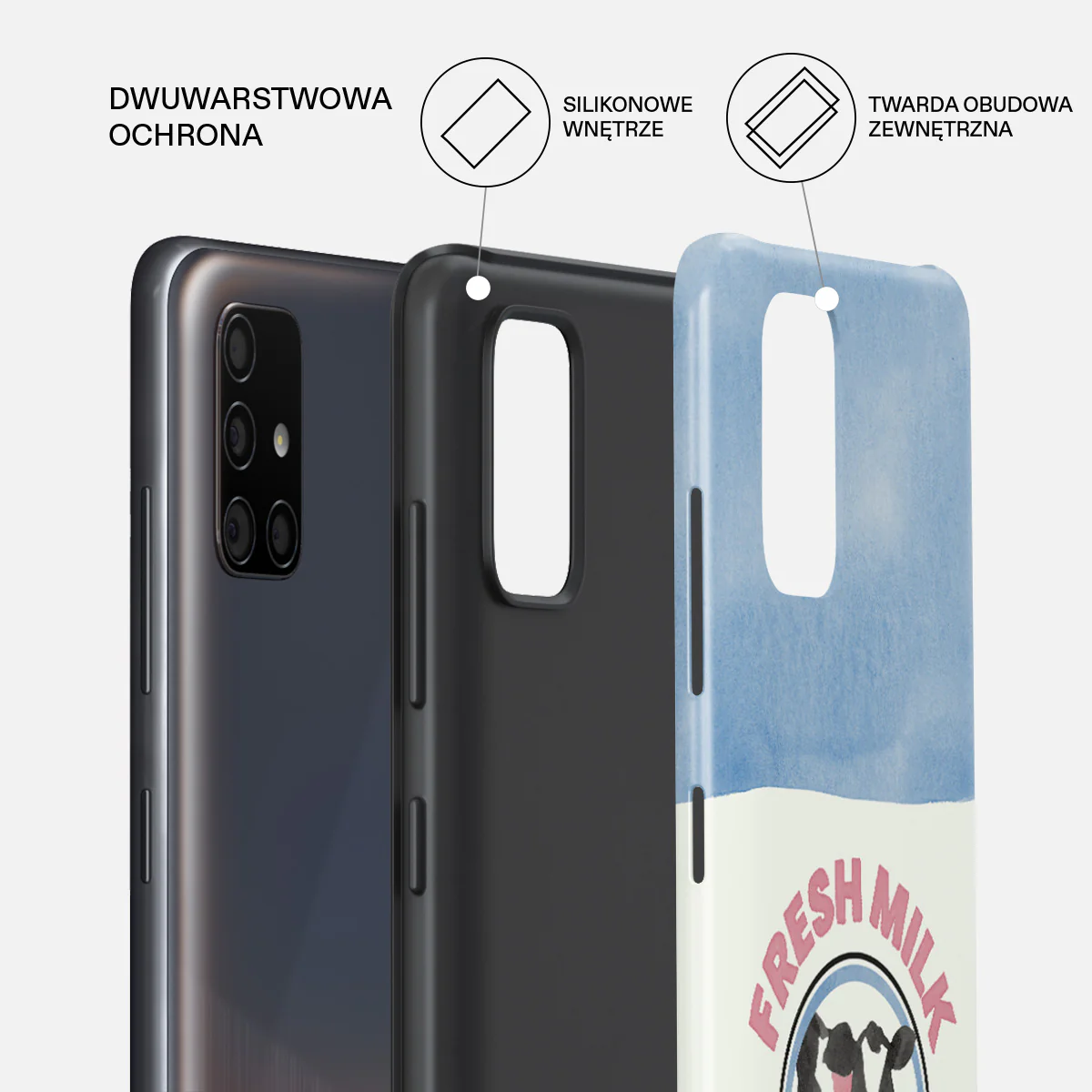 Milkshake - Samsung Galaxy A51 4G Etui - Image 2
