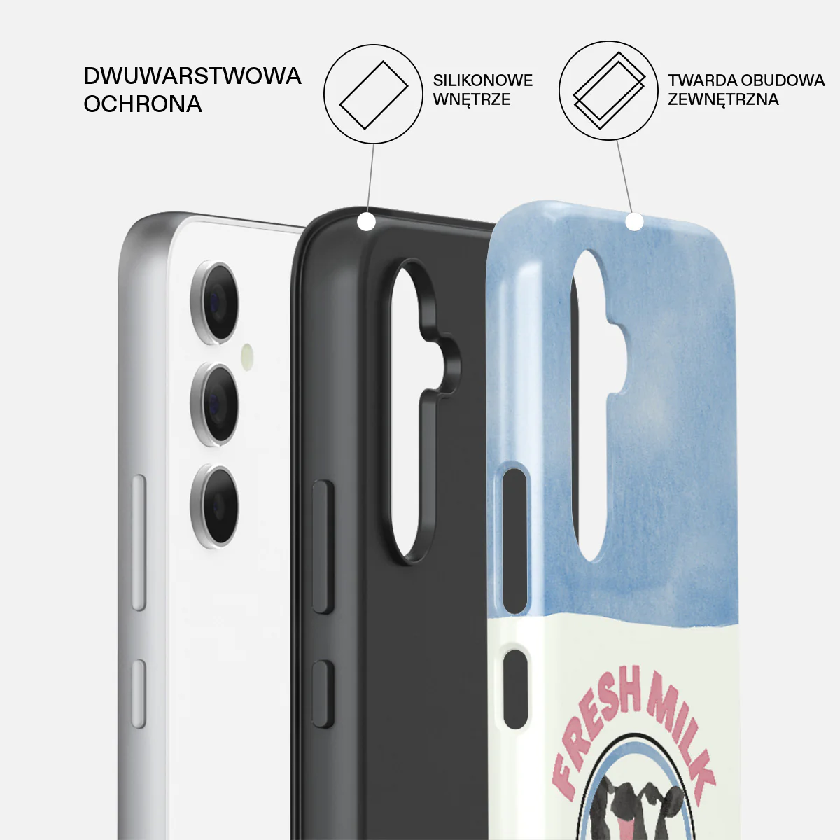 Milkshake - Samsung Galaxy A55 Etui - Image 2