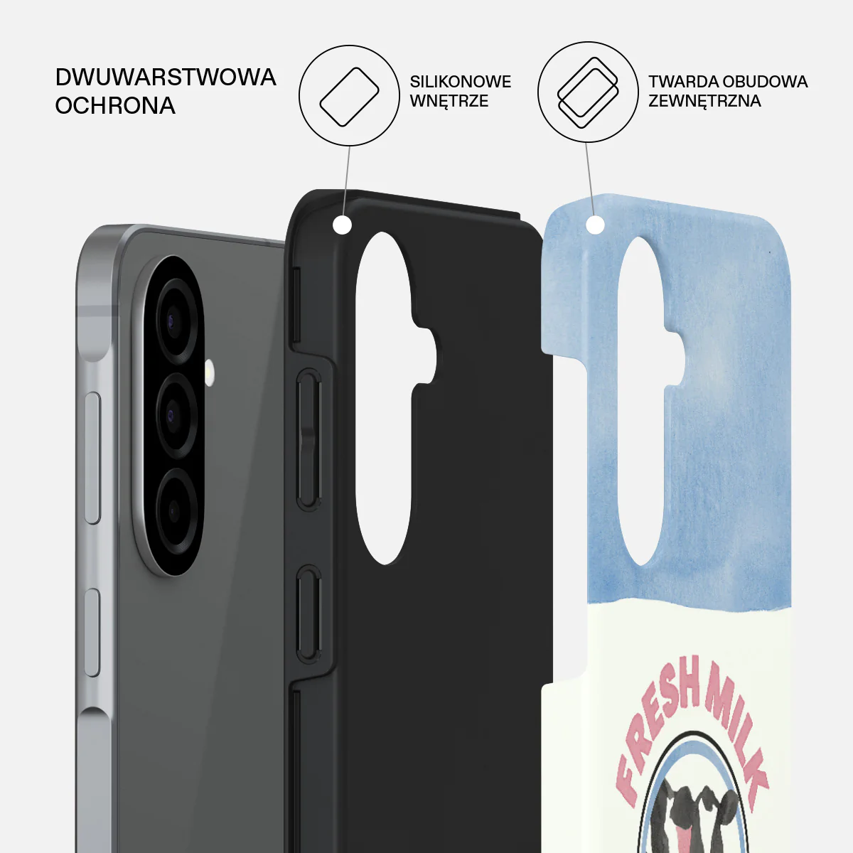 Milkshake - Samsung Galaxy A57 5G Etui - Image 2