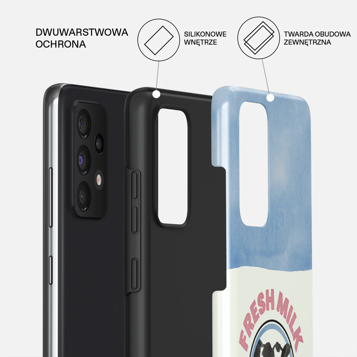 Milkshake - Samsung Galaxy A72 4G / 5G Etui - Image 6