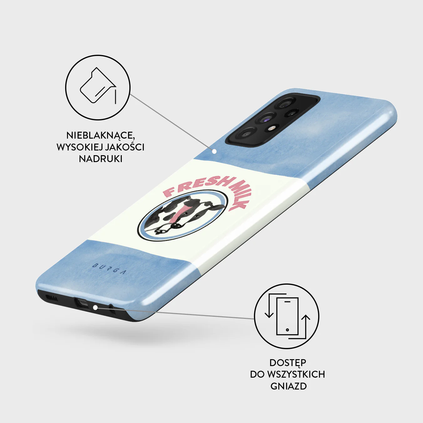 Milkshake - Samsung Galaxy A72 4G / 5G Etui - Image 7