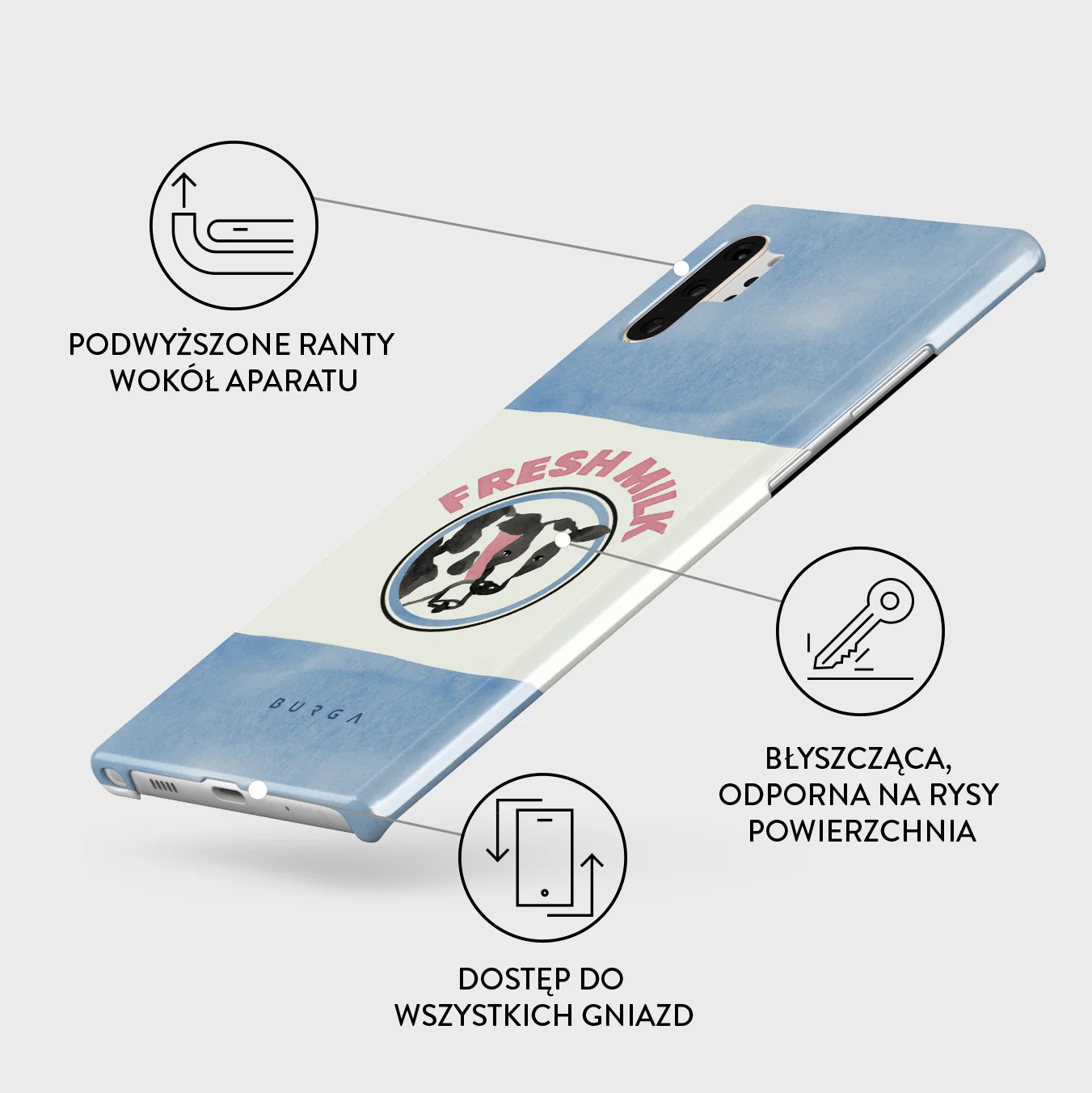 Milkshake - Samsung Galaxy Note 10 Plus Etui - Image 3