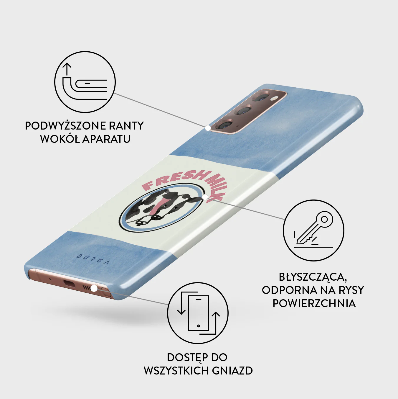 Milkshake - Samsung Galaxy Note 20 4G / 5G Etui - Image 3