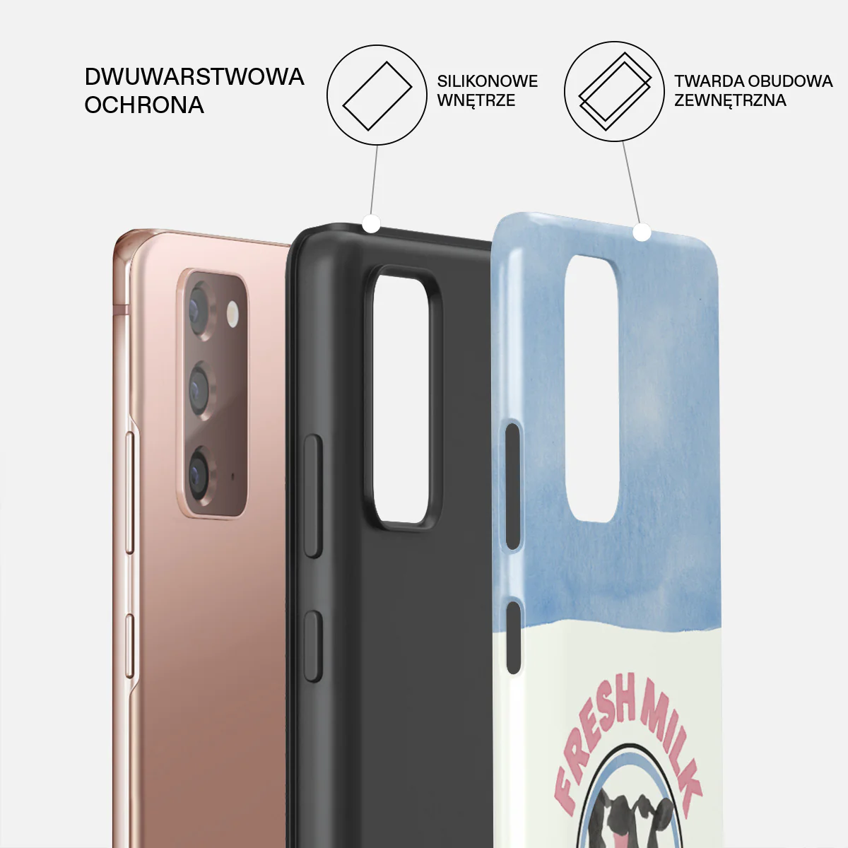 Milkshake - Samsung Galaxy Note 20 4G / 5G Etui - Image 6