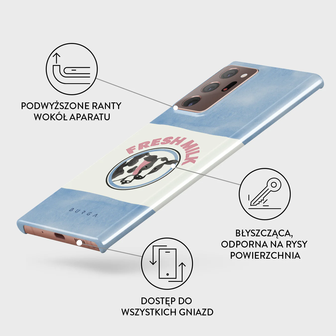 Milkshake - Samsung Galaxy Note 20 Ultra 4G / 5G Etui - Image 3