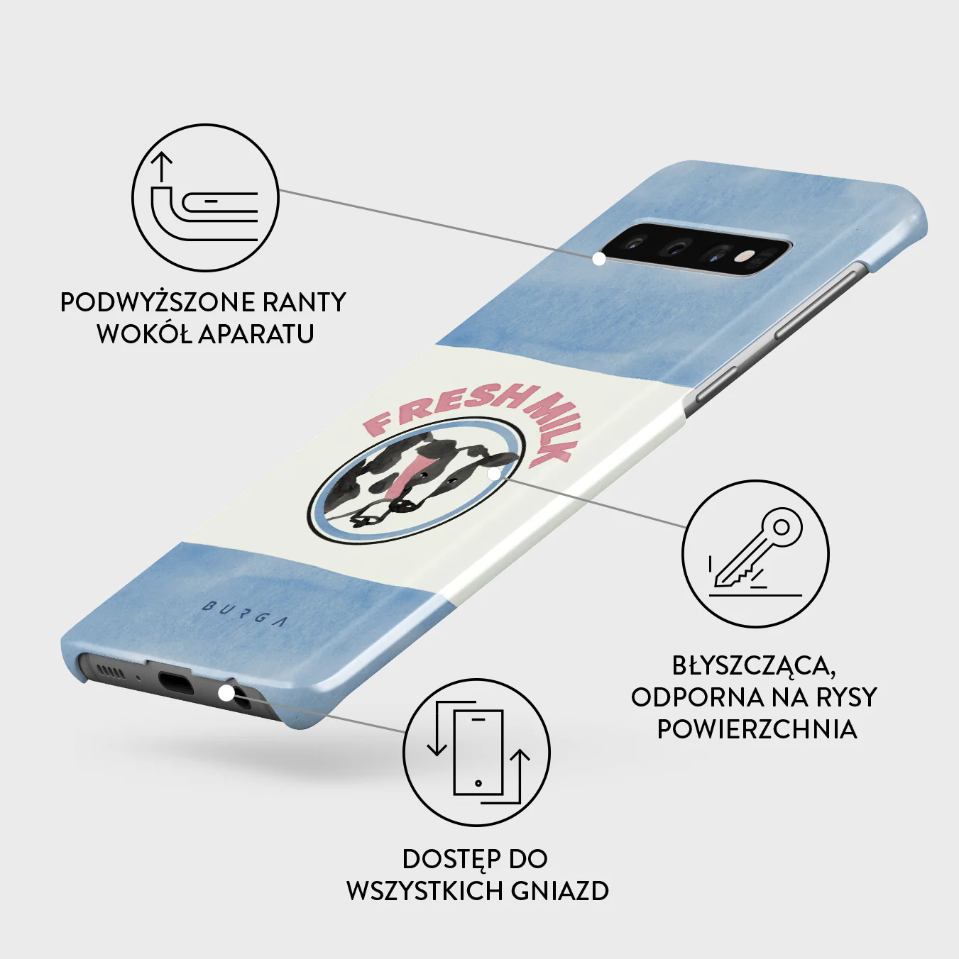 Milkshake - Samsung Galaxy S10 Plus Etui - Image 3