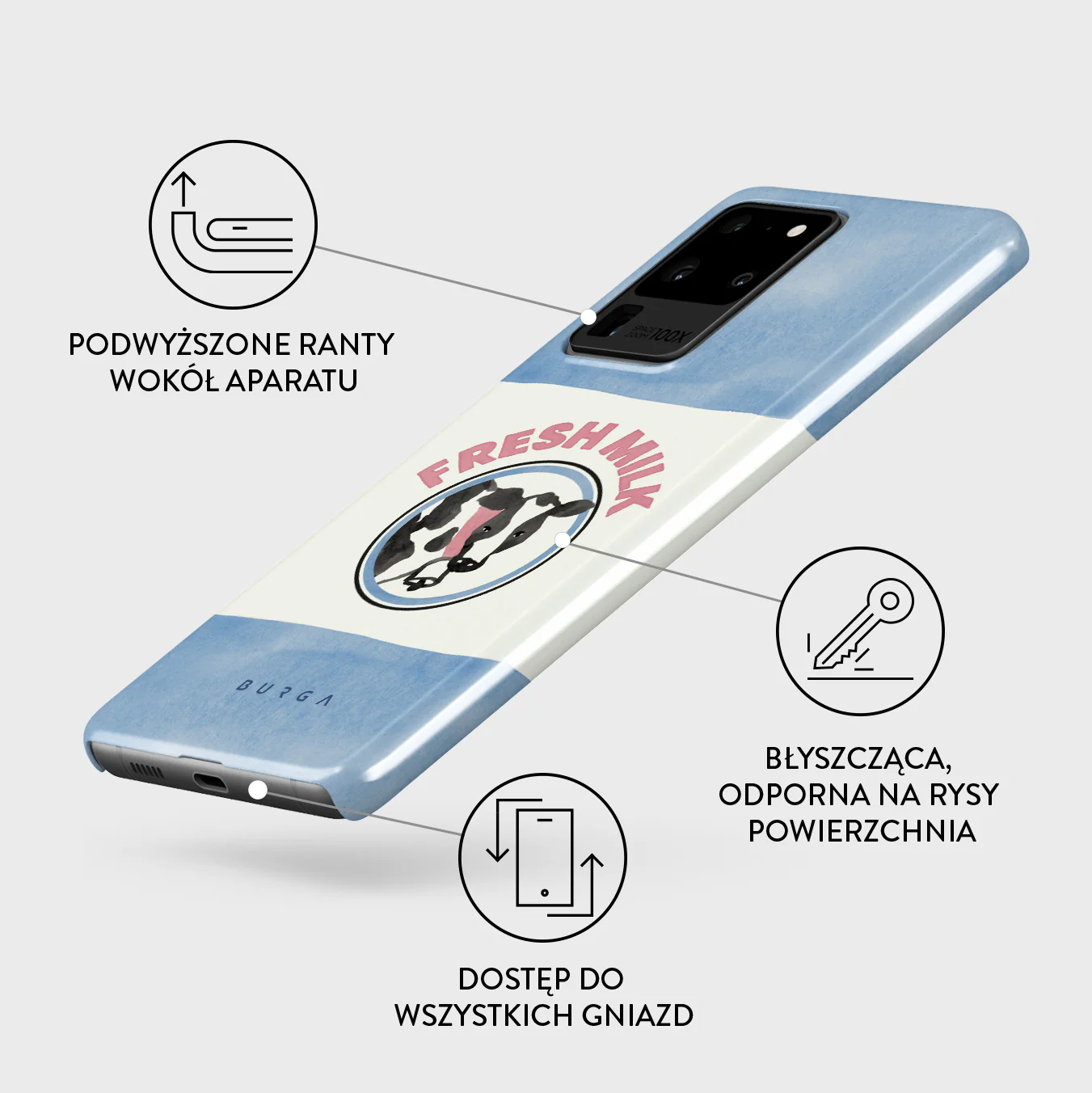 Milkshake - Samsung Galaxy S20 Ultra 4G / 5G Etui - Image 3