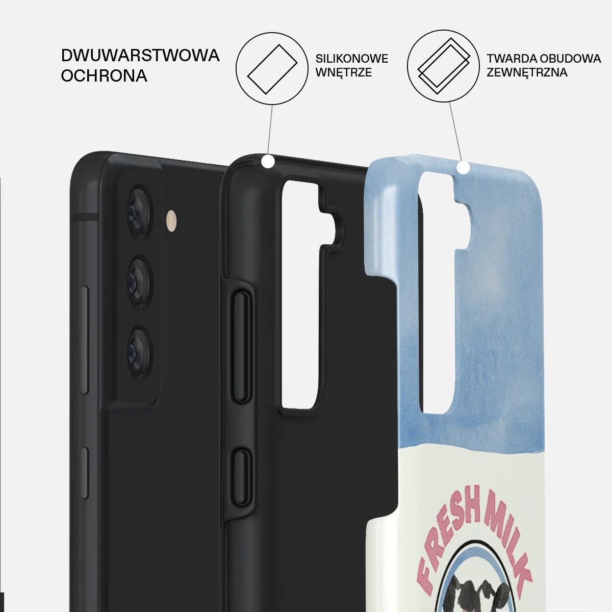 Milkshake - Samsung Galaxy S21 FE Etui - Image 2