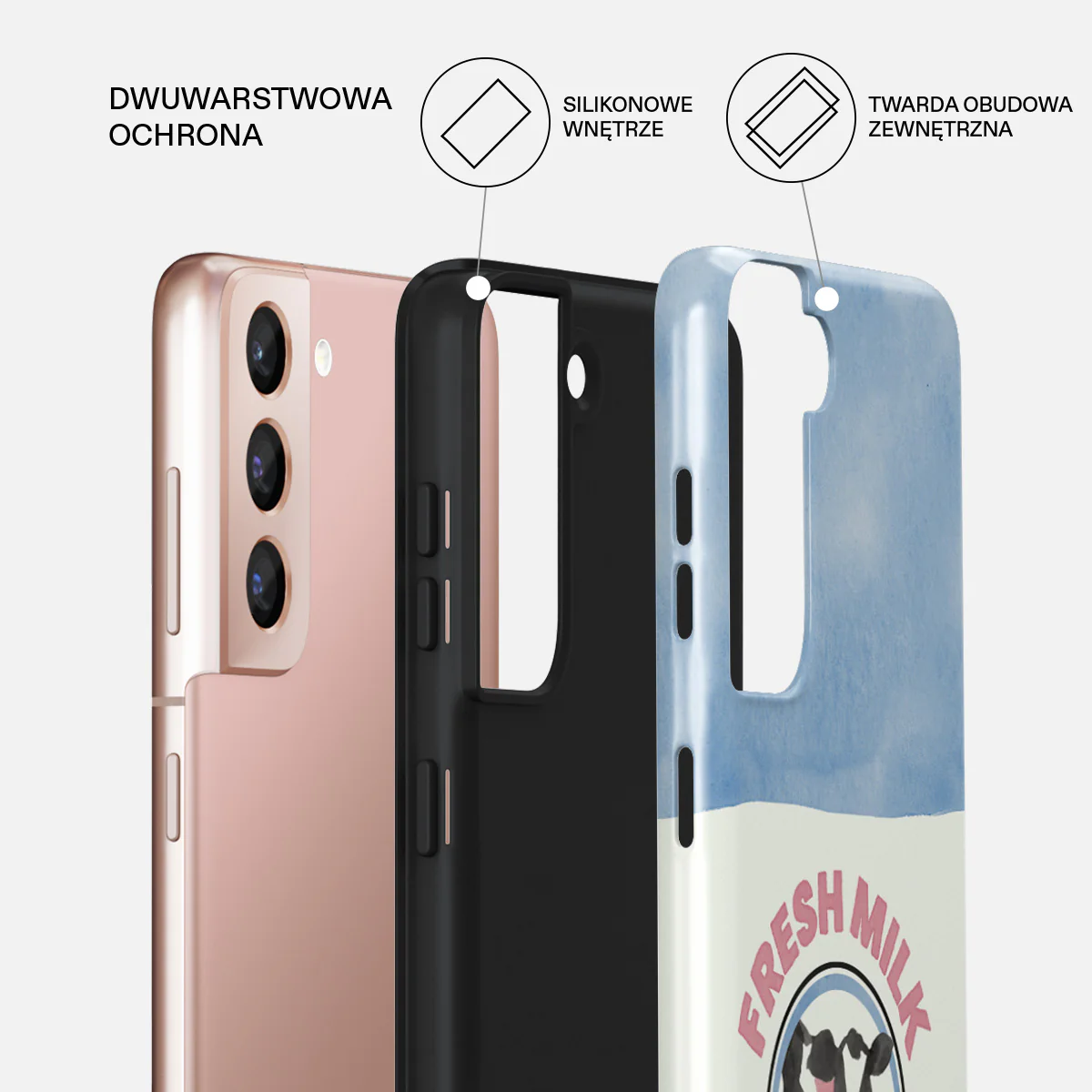 Milkshake - Samsung Galaxy S21 Plus Etui - Image 2