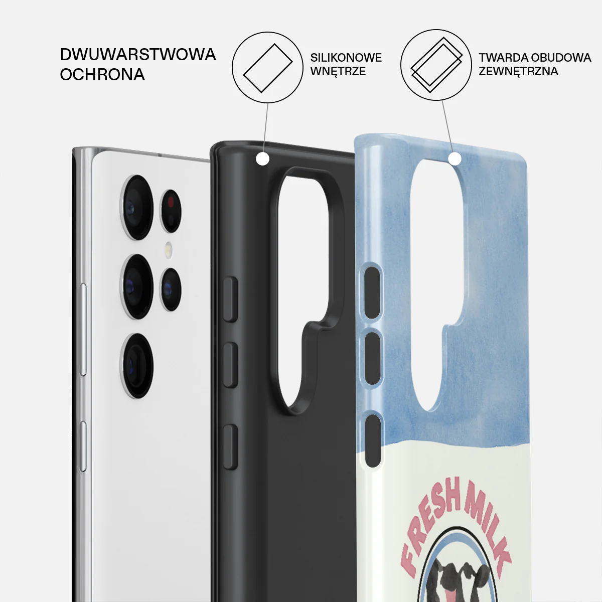 Milkshake - Samsung Galaxy S22 Ultra Etui - Image 2