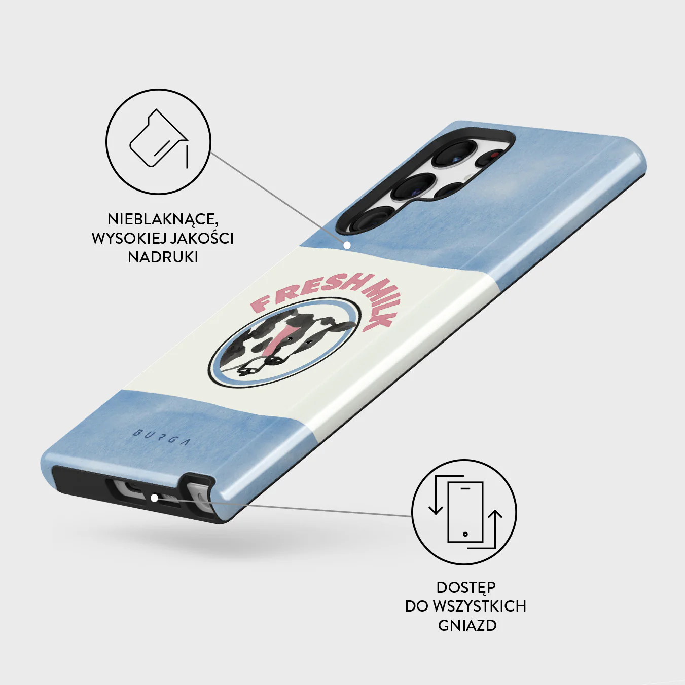 Milkshake - Samsung Galaxy S22 Ultra Etui - Image 3
