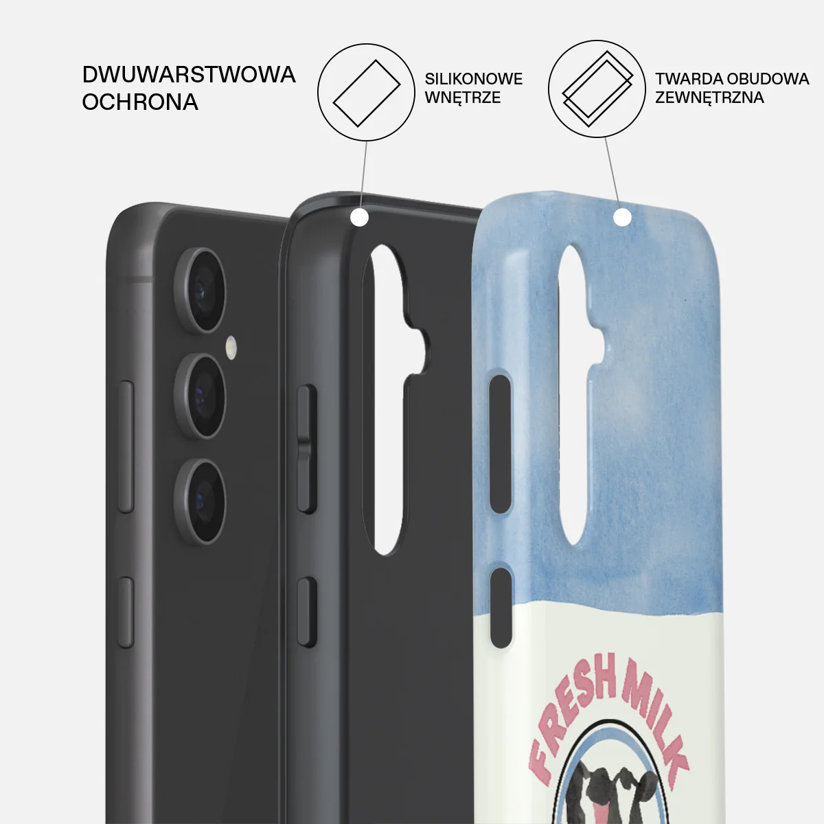 Milkshake - Samsung Galaxy S23 FE Etui - Image 2
