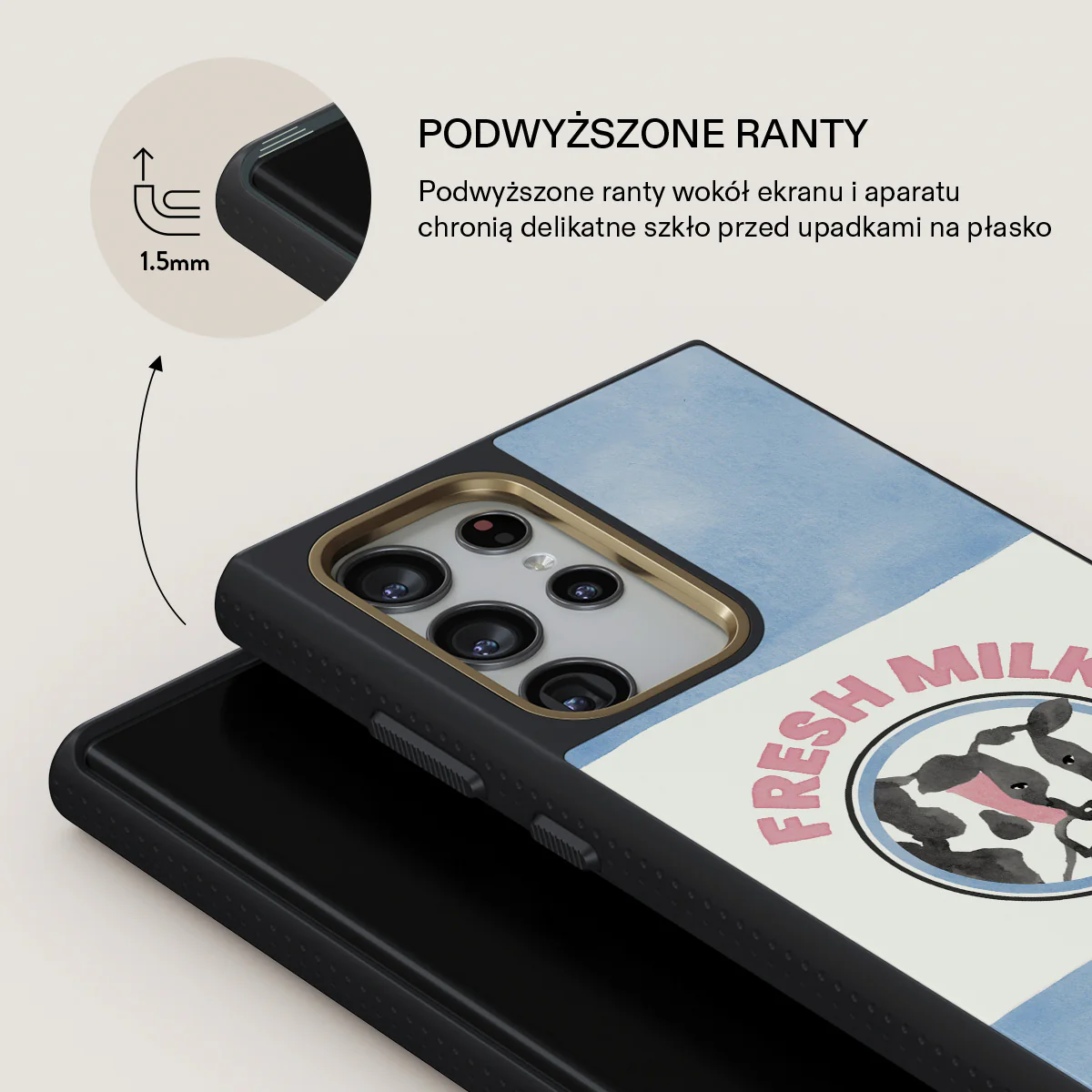 Milkshake - Samsung Galaxy S23 Ultra Etui - Image 8