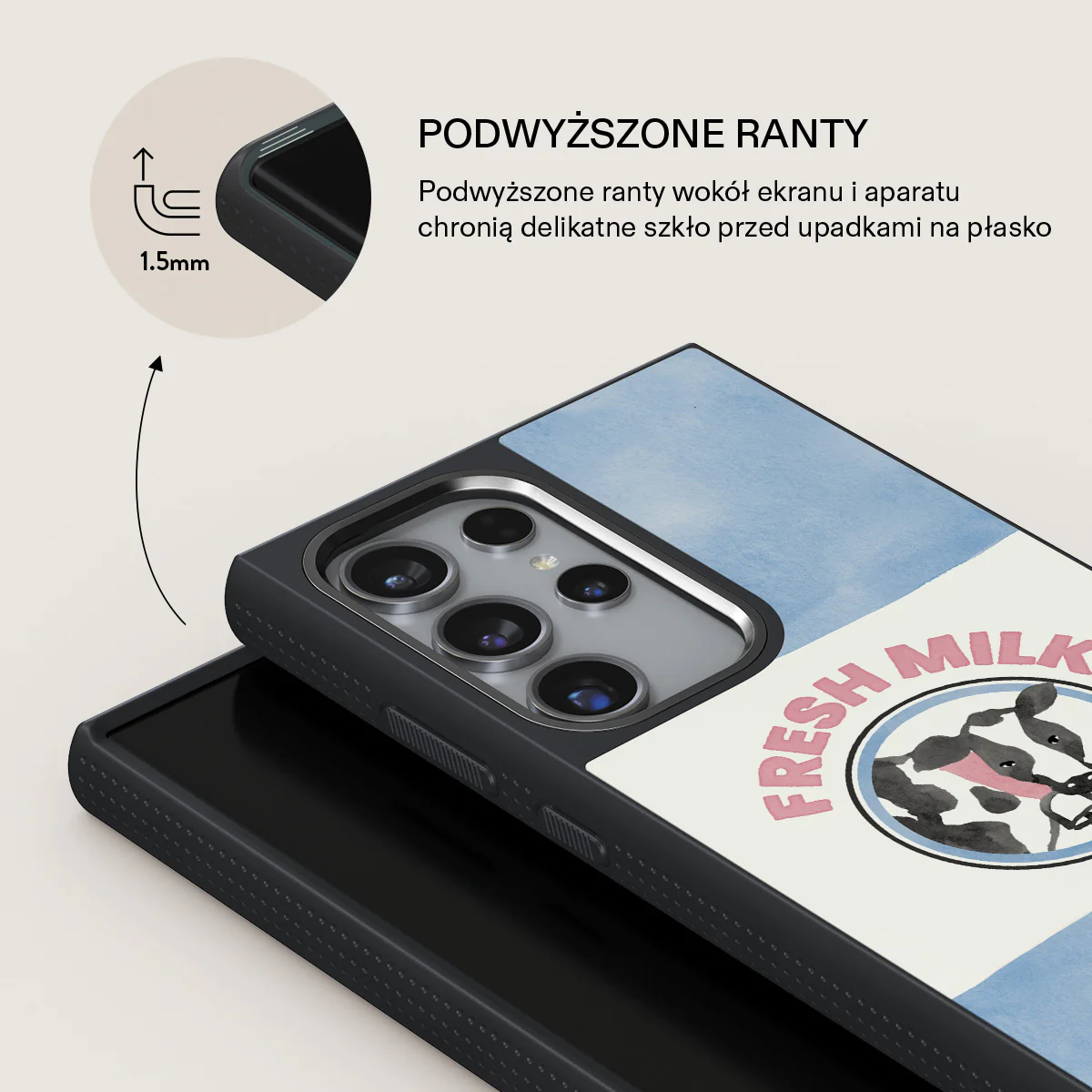 Milkshake - Samsung Galaxy S24 Ultra Etui - Image 15