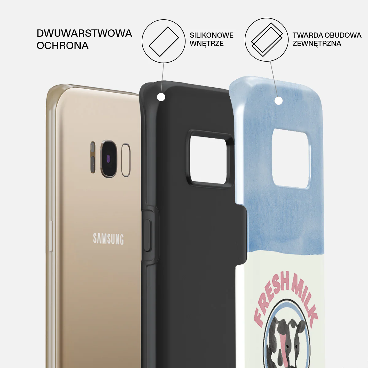 Milkshake - Samsung Galaxy S8 Etui - Image 6