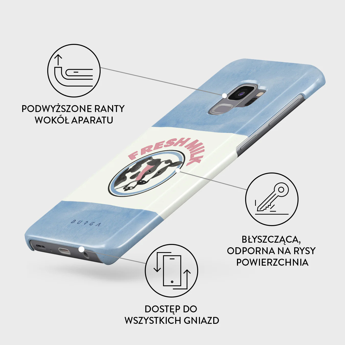 Milkshake - Samsung Galaxy S9 Etui - Image 3