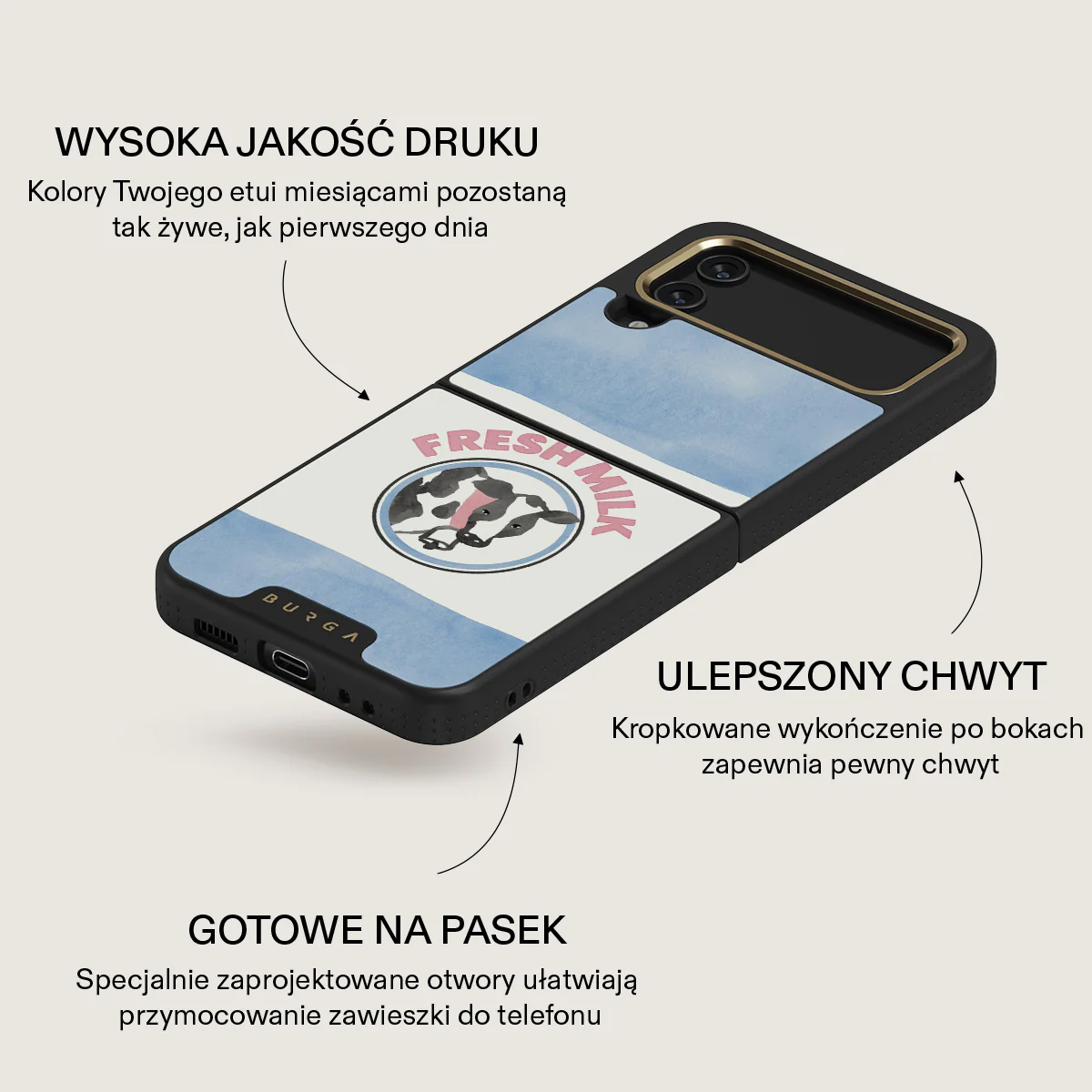 Milkshake - Samsung Galaxy Z Flip 4 Etui - Image 18