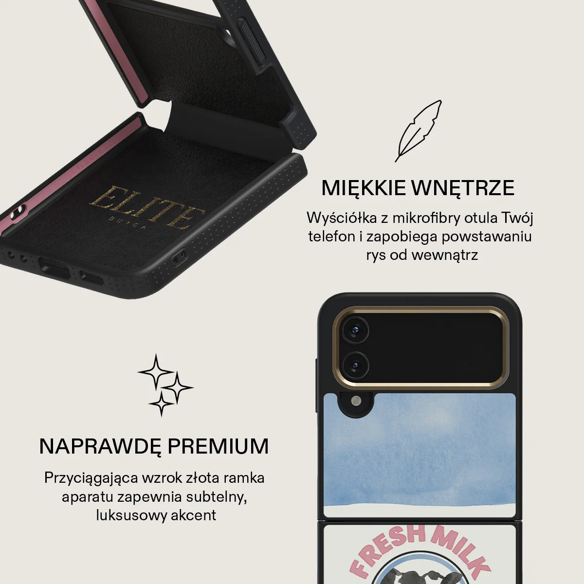 Milkshake - Samsung Galaxy Z Flip 4 Etui - Image 19
