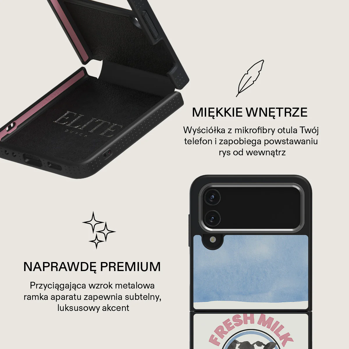 Milkshake - Samsung Galaxy Z Flip 4 Etui - Image 25