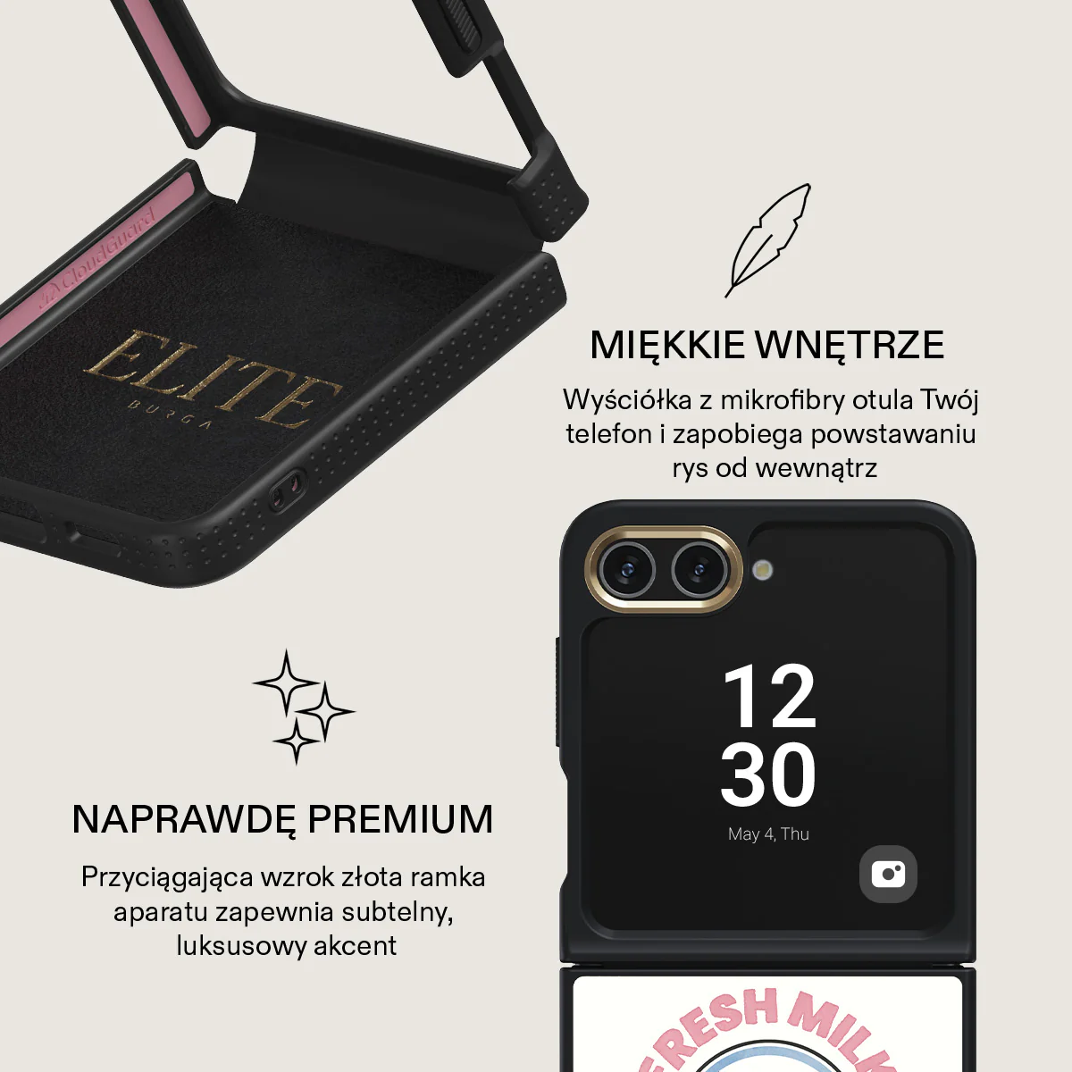 Milkshake - Samsung Galaxy Z Flip 5 Etui - Image 13