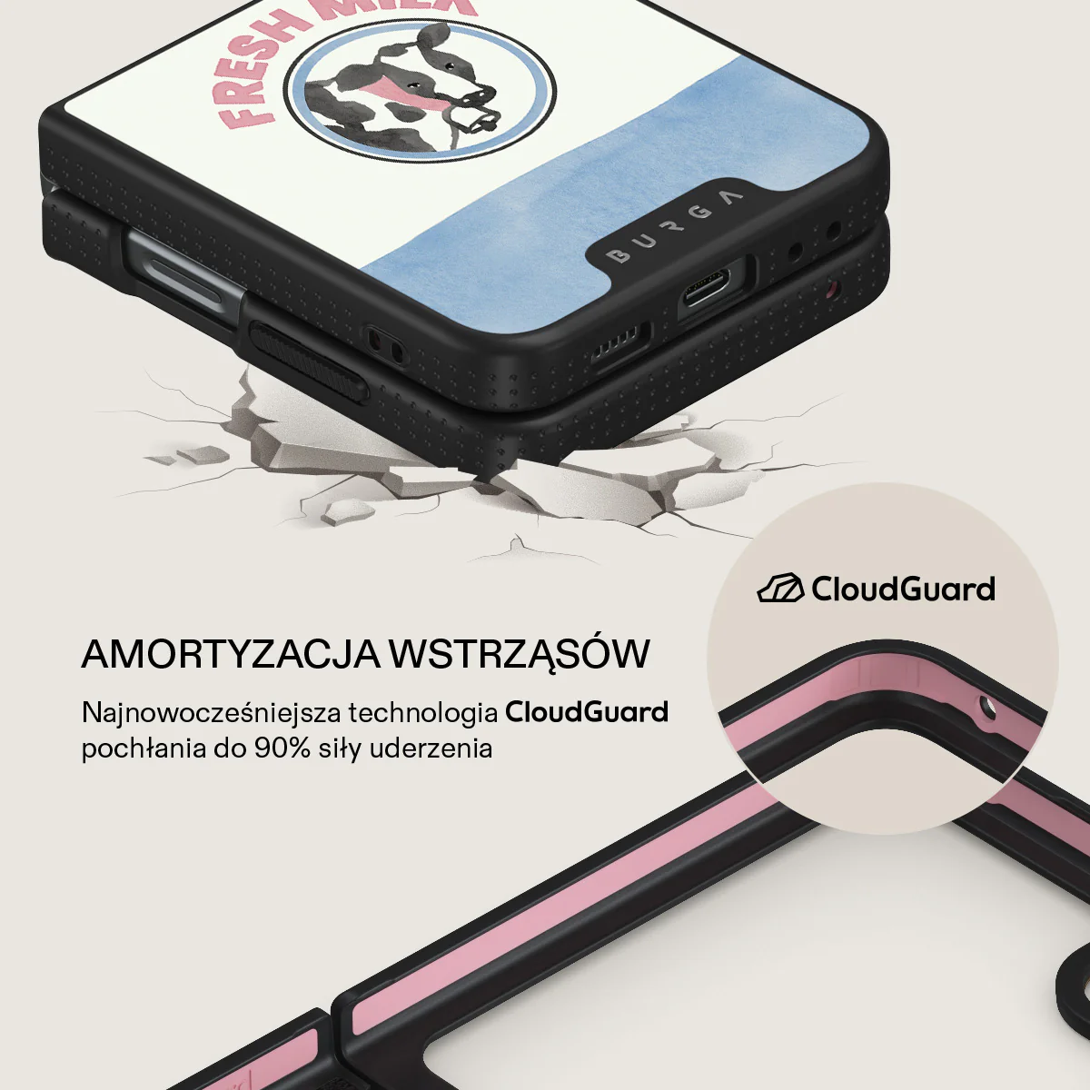 Milkshake - Samsung Galaxy Z Flip 5 Etui - Image 17