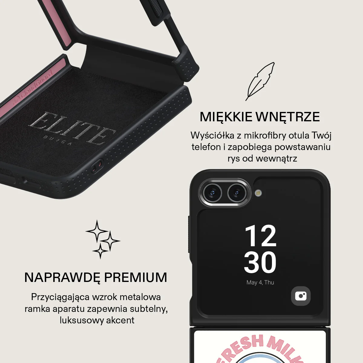Milkshake - Samsung Galaxy Z Flip 5 Etui - Image 20