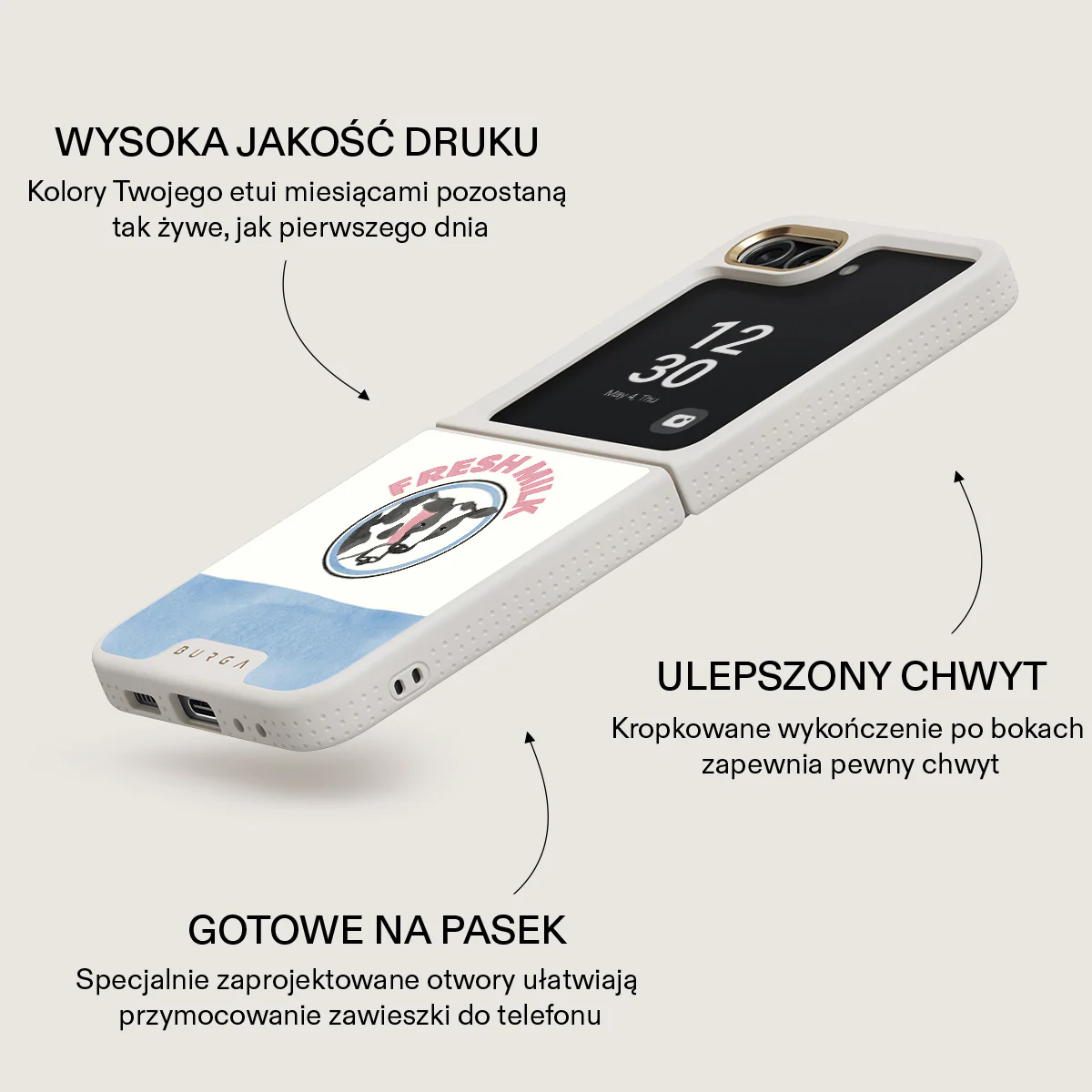 Milkshake - Samsung Galaxy Z Flip 5 Etui - Image 26