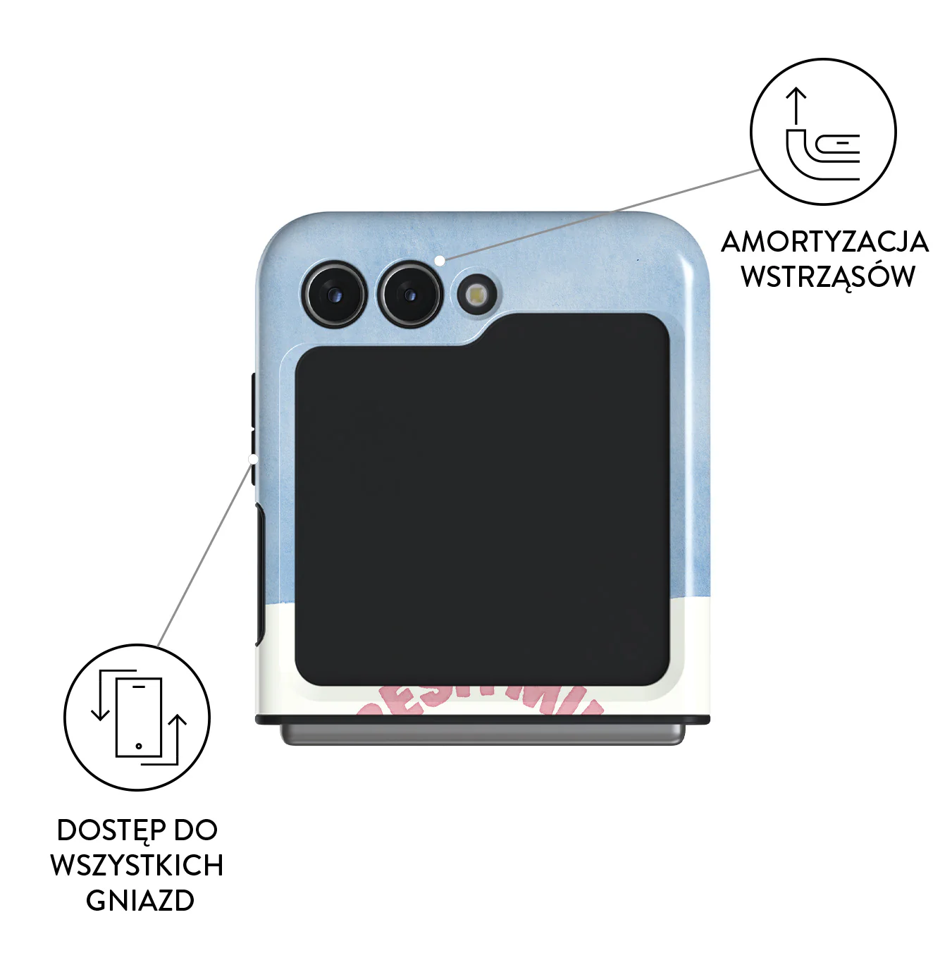 Milkshake - Samsung Galaxy Z Flip 5 Etui - Image 3
