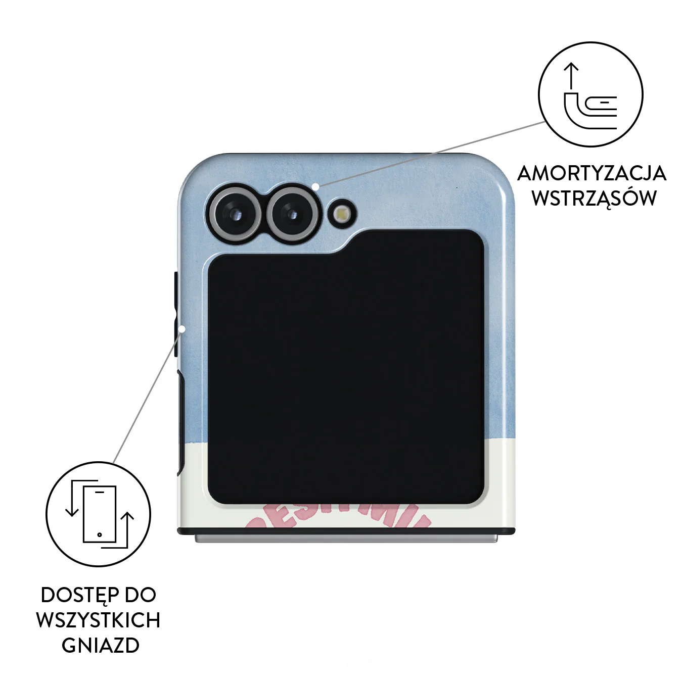 Milkshake - Samsung Galaxy Z Flip 6 Etui - Image 3