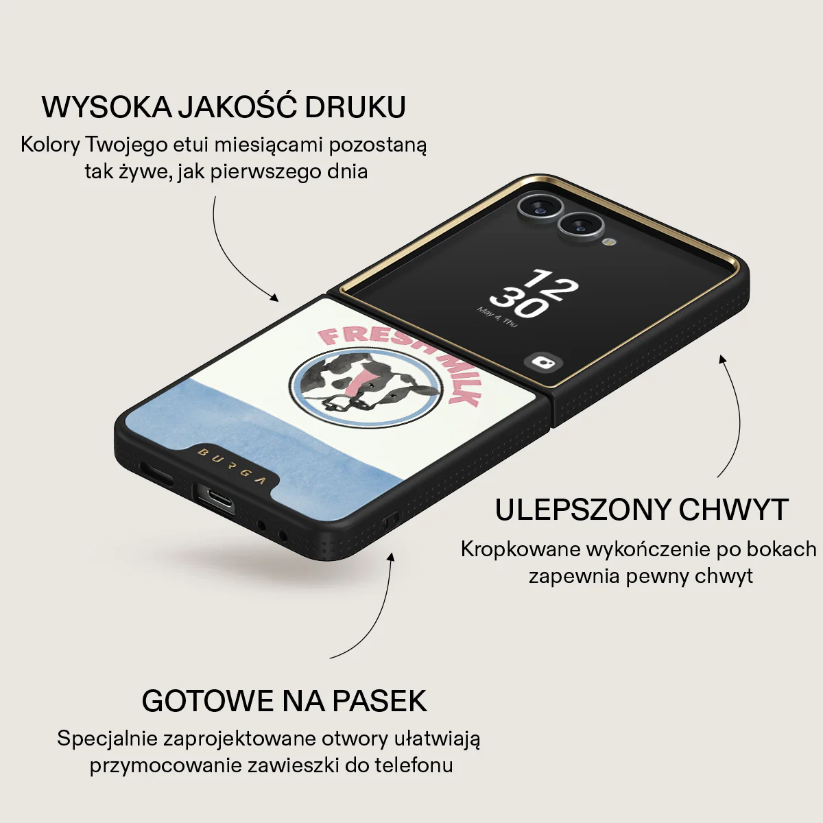 Milkshake - Samsung Galaxy Z Flip 7 Etui - Image 9