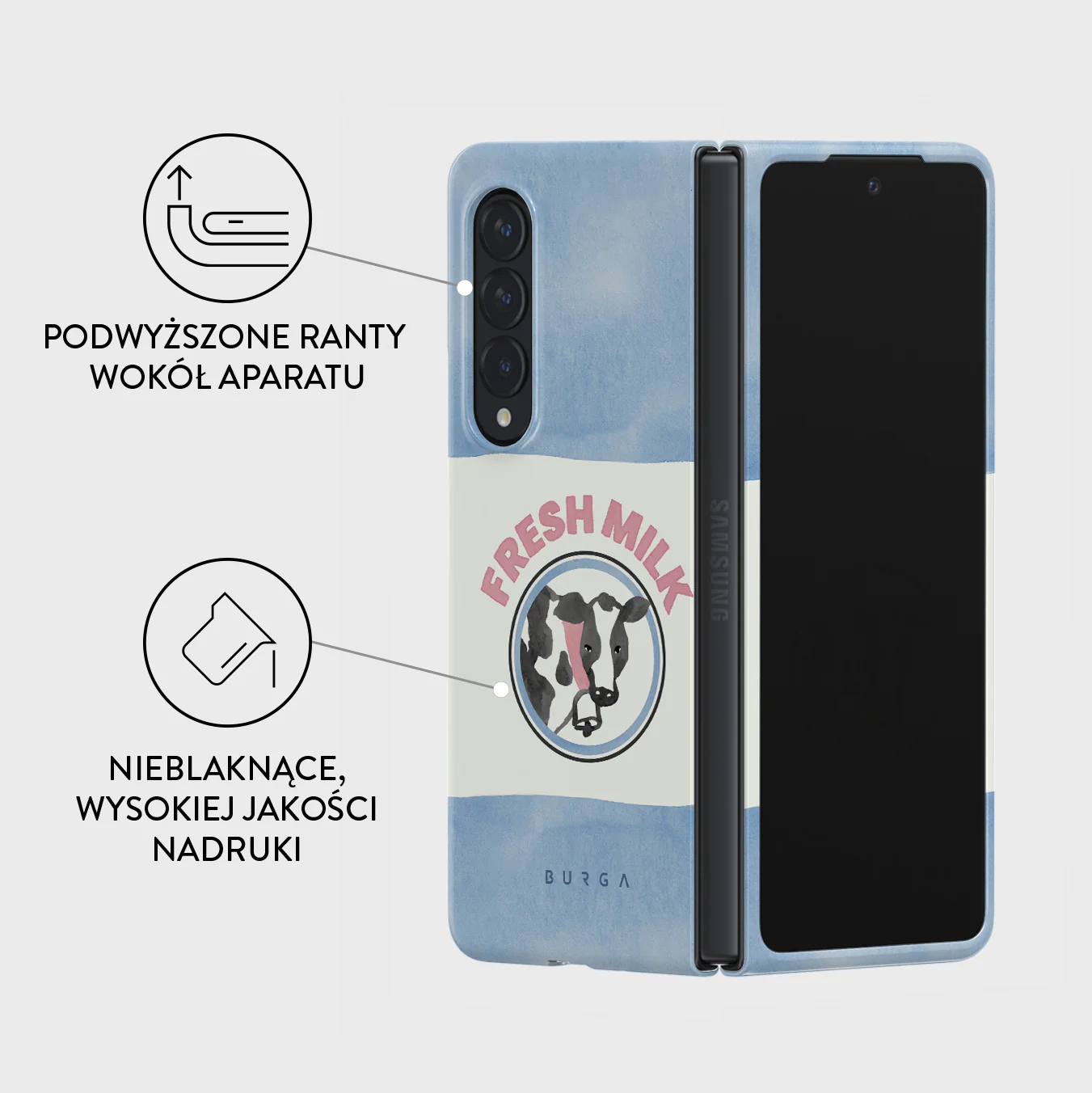 Milkshake - Samsung Galaxy Z Fold 3 Etui - Image 3