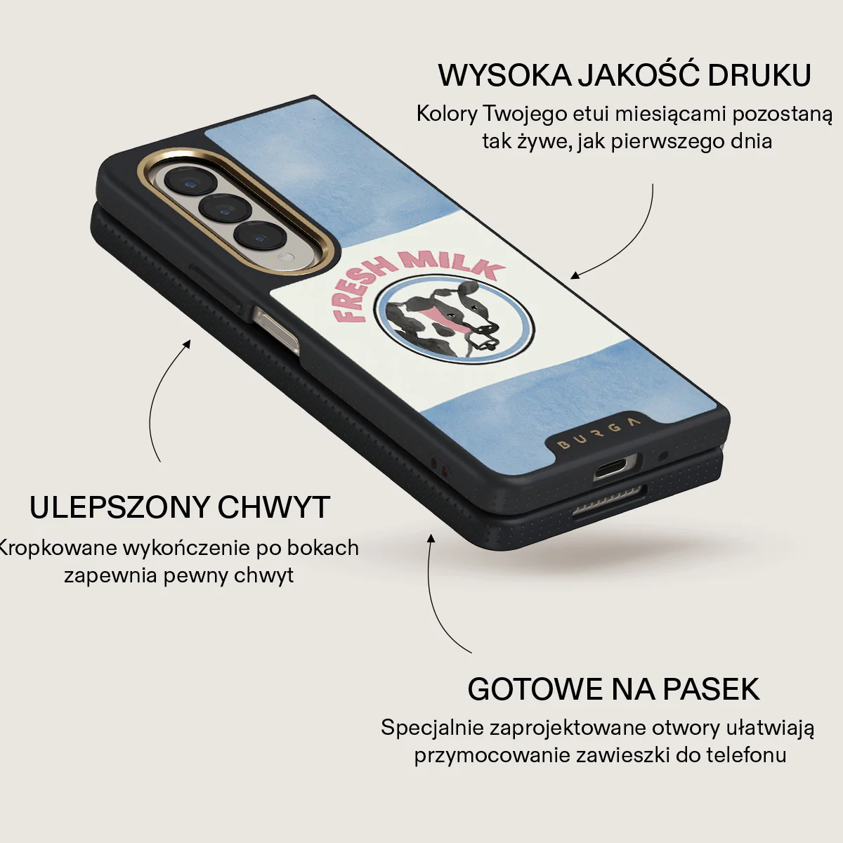 Milkshake - Samsung Galaxy Z Fold 4 Etui - Image 10