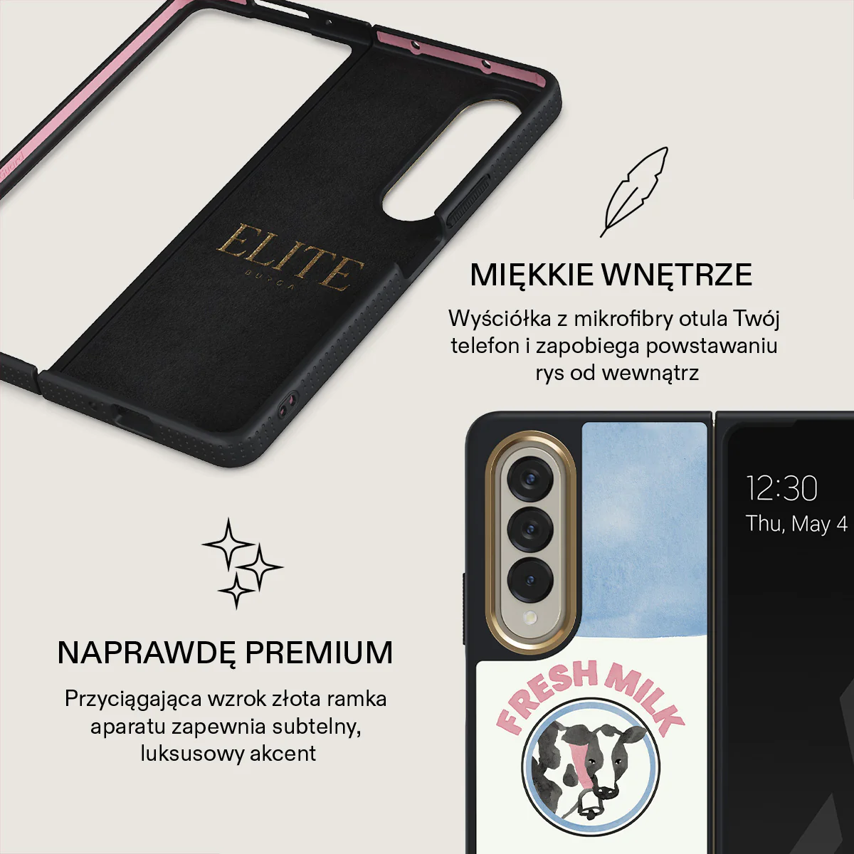 Milkshake - Samsung Galaxy Z Fold 4 Etui - Image 11