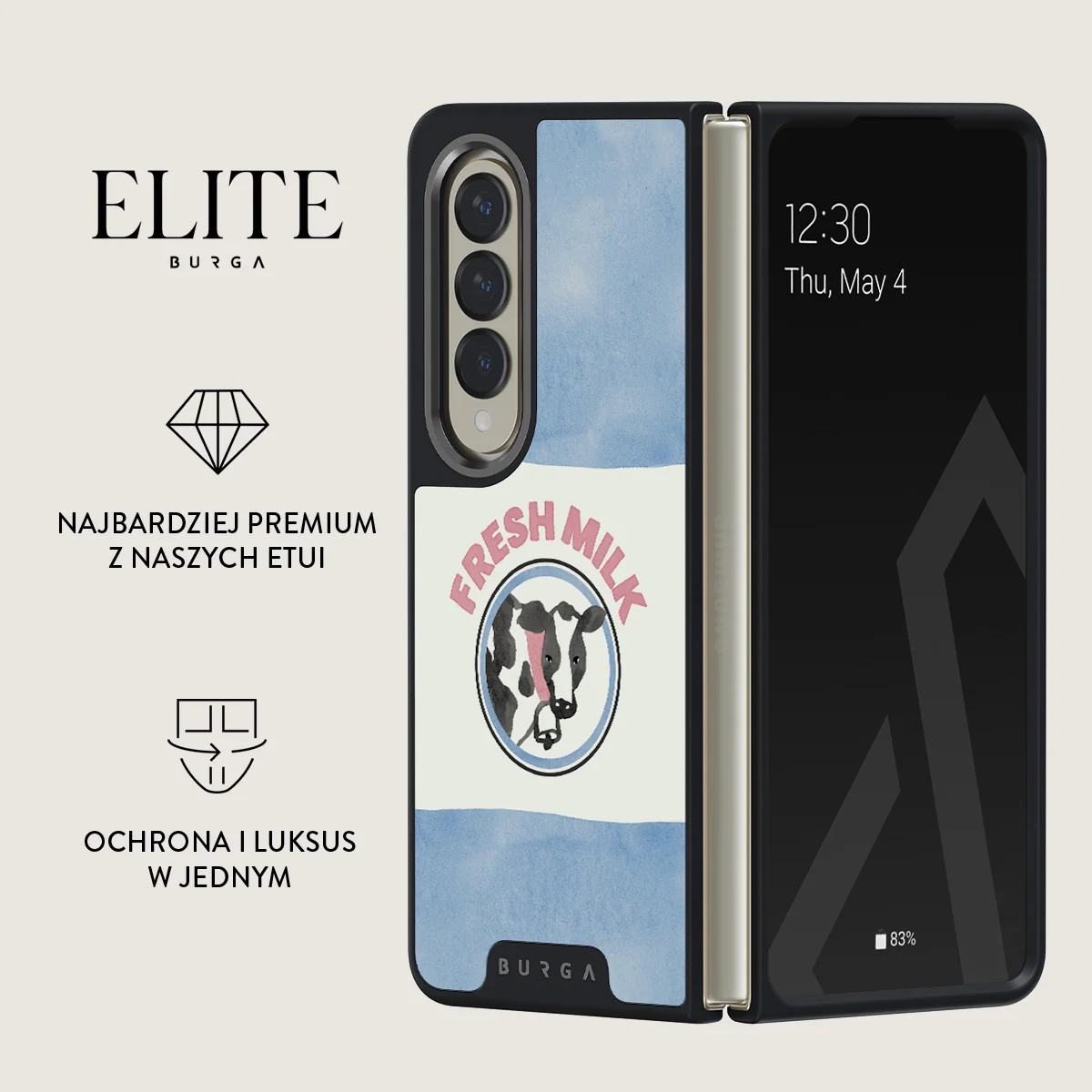 Milkshake - Samsung Galaxy Z Fold 4 Etui - Image 14