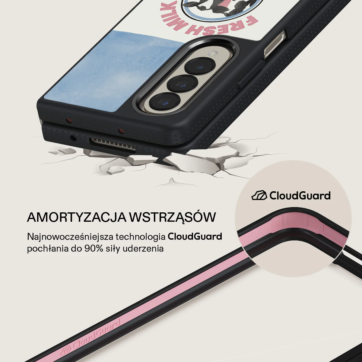 Milkshake - Samsung Galaxy Z Fold 4 Etui - Image 15