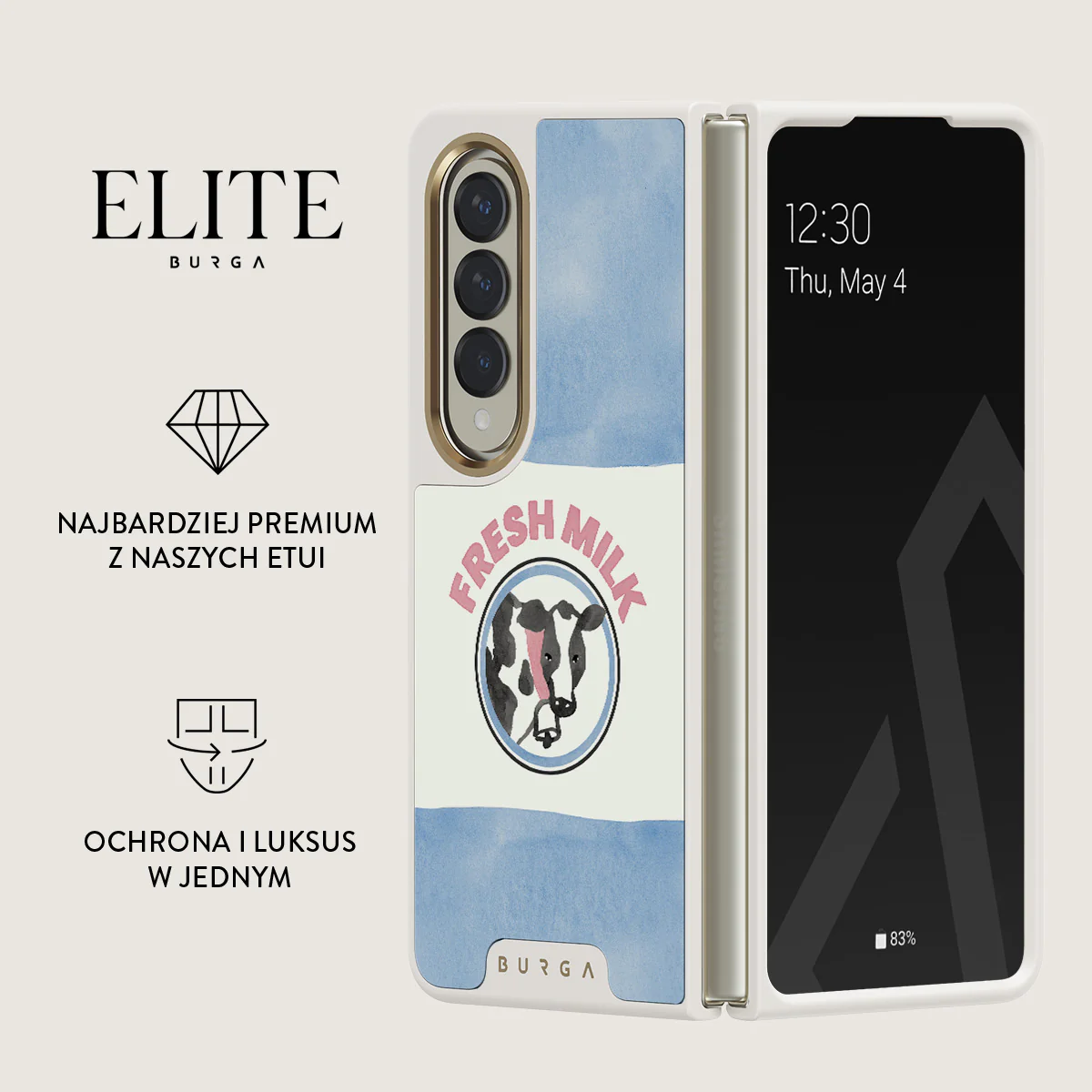 Milkshake - Samsung Galaxy Z Fold 4 Etui - Image 21