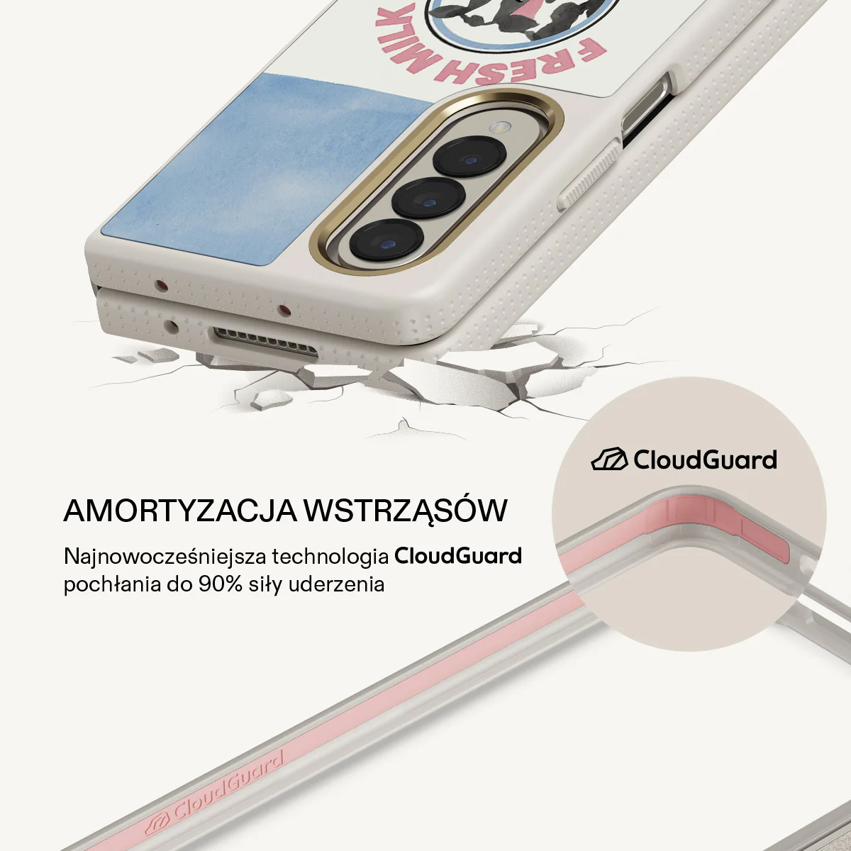 Milkshake - Samsung Galaxy Z Fold 4 Etui - Image 22