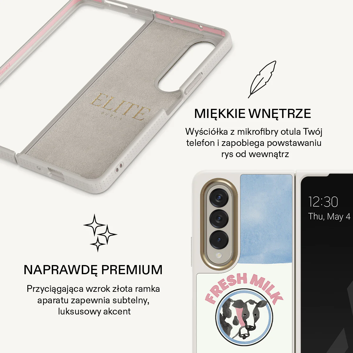 Milkshake - Samsung Galaxy Z Fold 4 Etui - Image 25