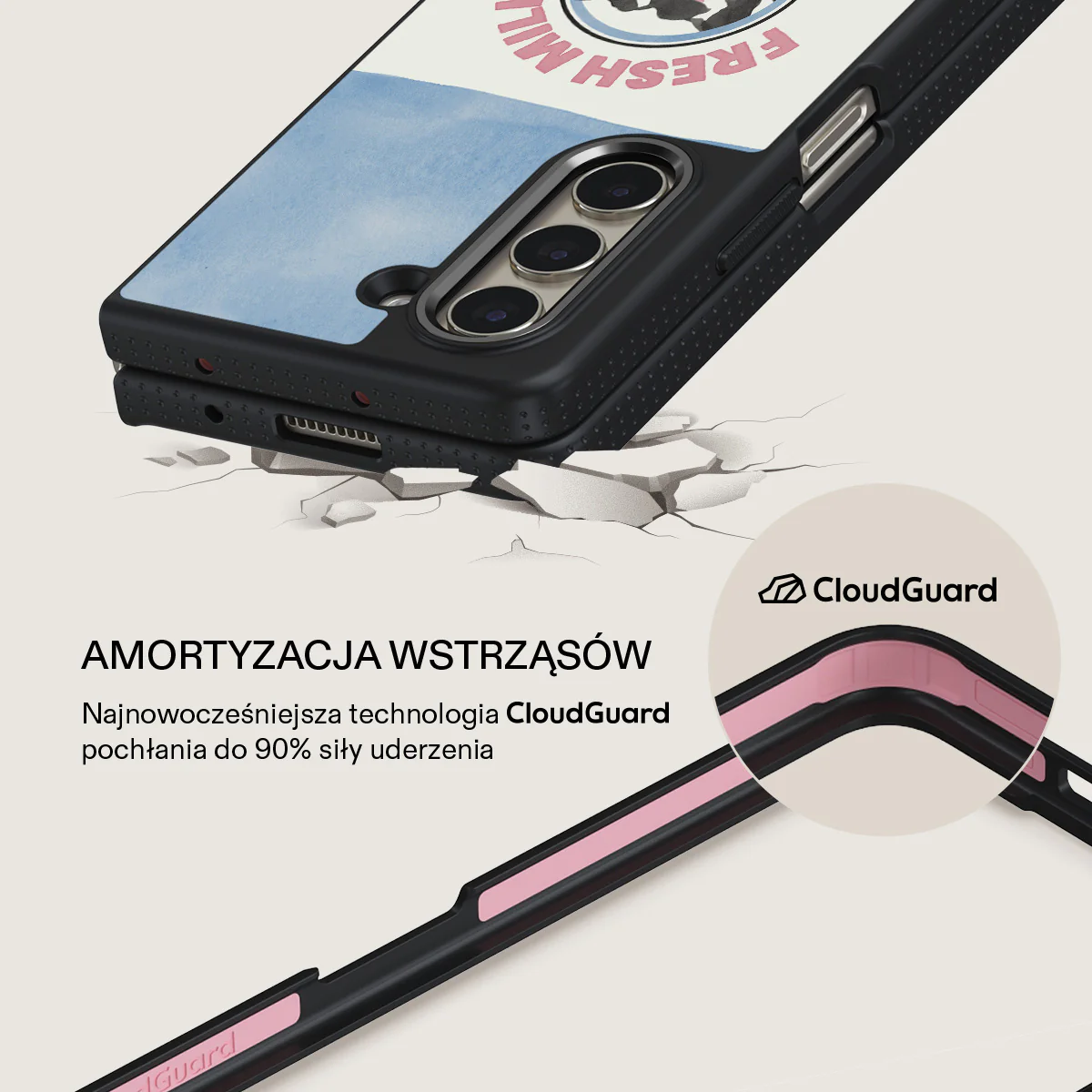 Milkshake - Samsung Galaxy Z Fold 5 Etui - Image 10