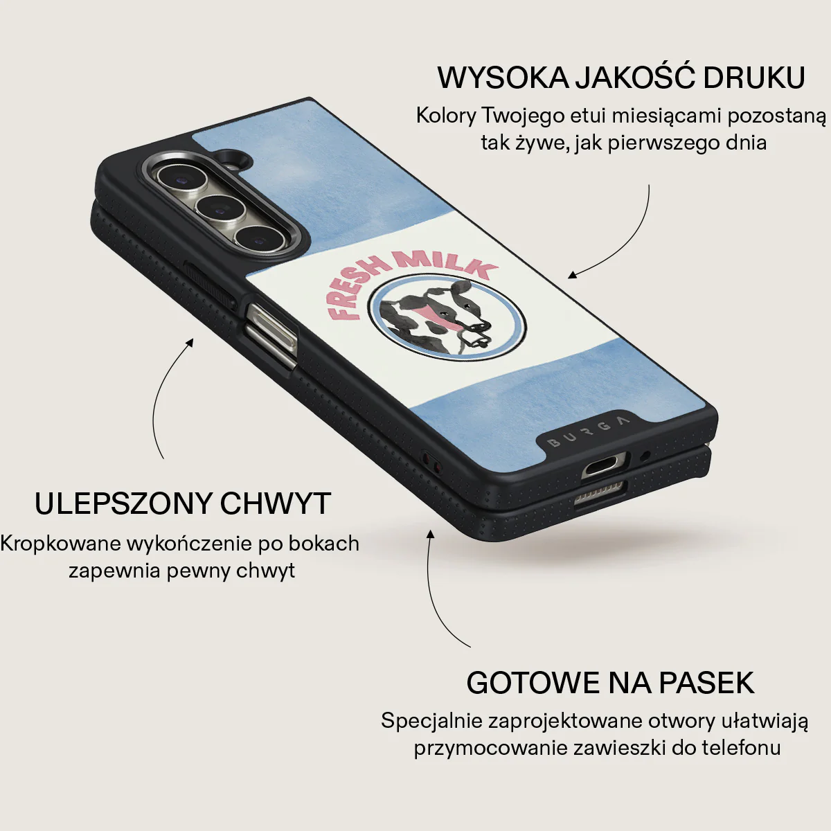 Milkshake - Samsung Galaxy Z Fold 5 Etui - Image 12