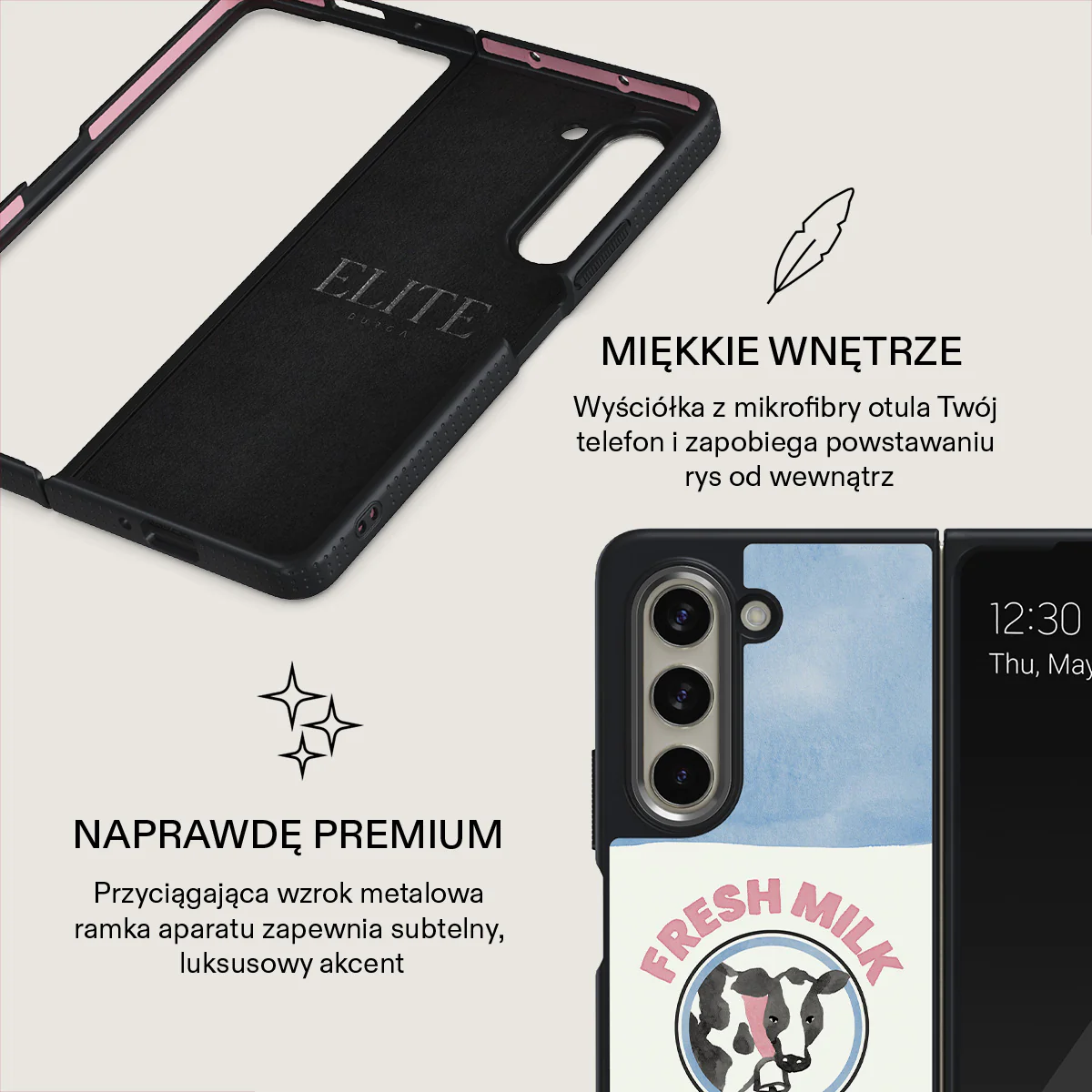Milkshake - Samsung Galaxy Z Fold 5 Etui - Image 13