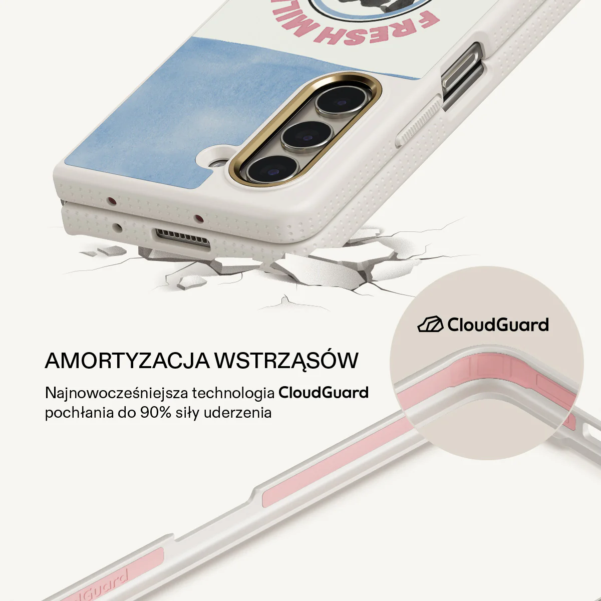 Milkshake - Samsung Galaxy Z Fold 5 Etui - Image 17