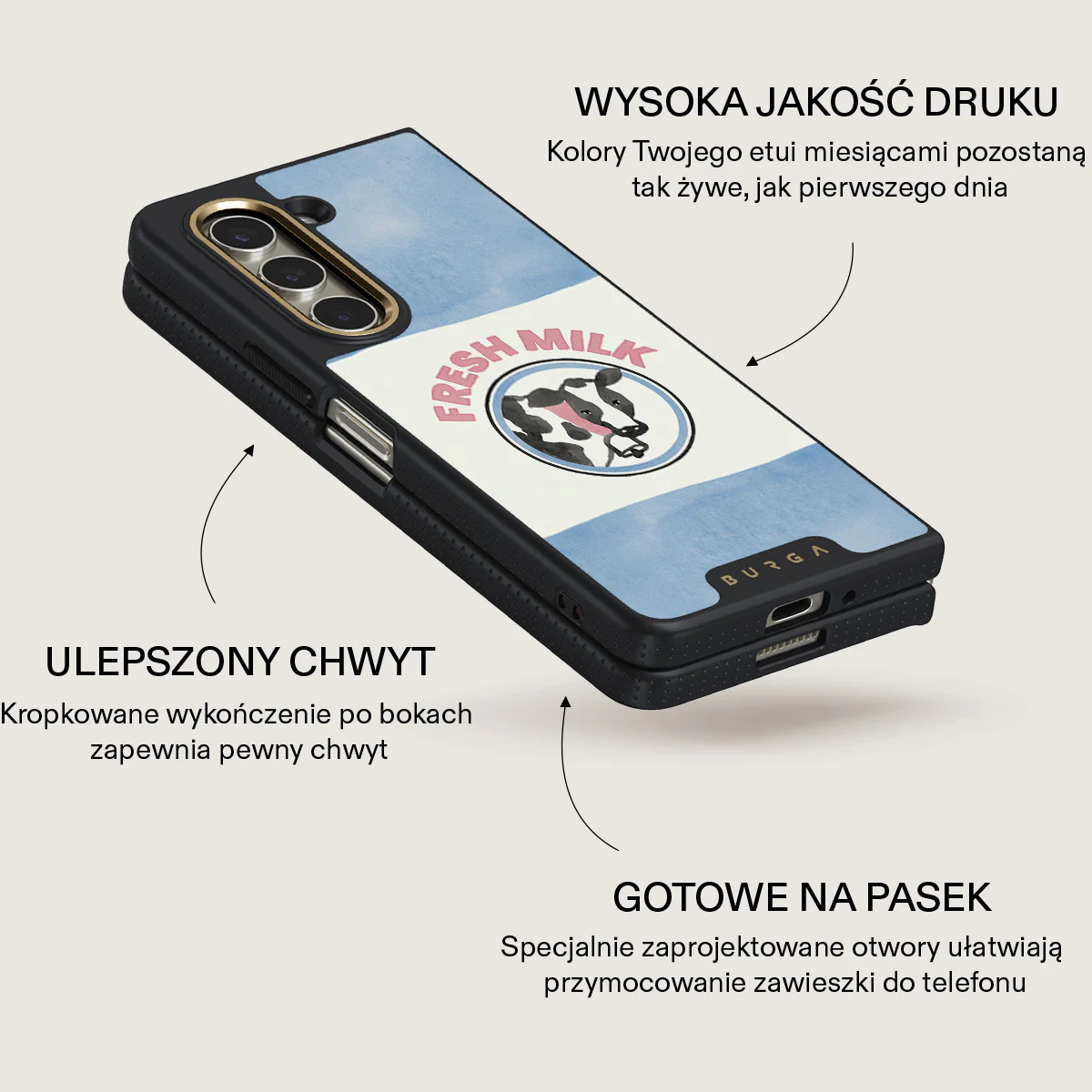 Milkshake - Samsung Galaxy Z Fold 5 Etui - Image 5