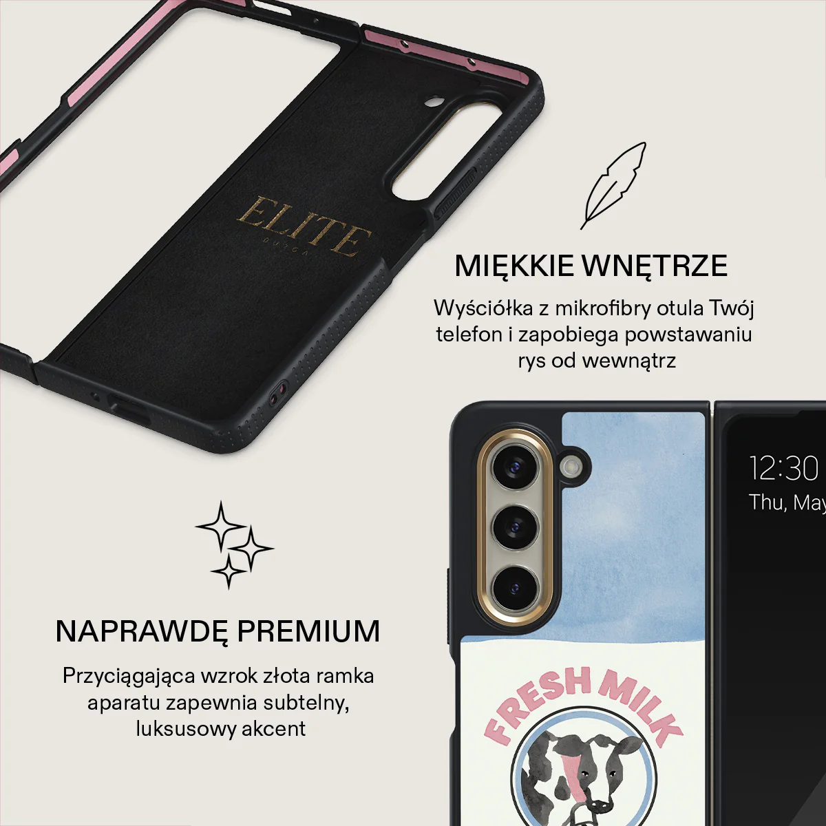 Milkshake - Samsung Galaxy Z Fold 5 Etui - Image 6